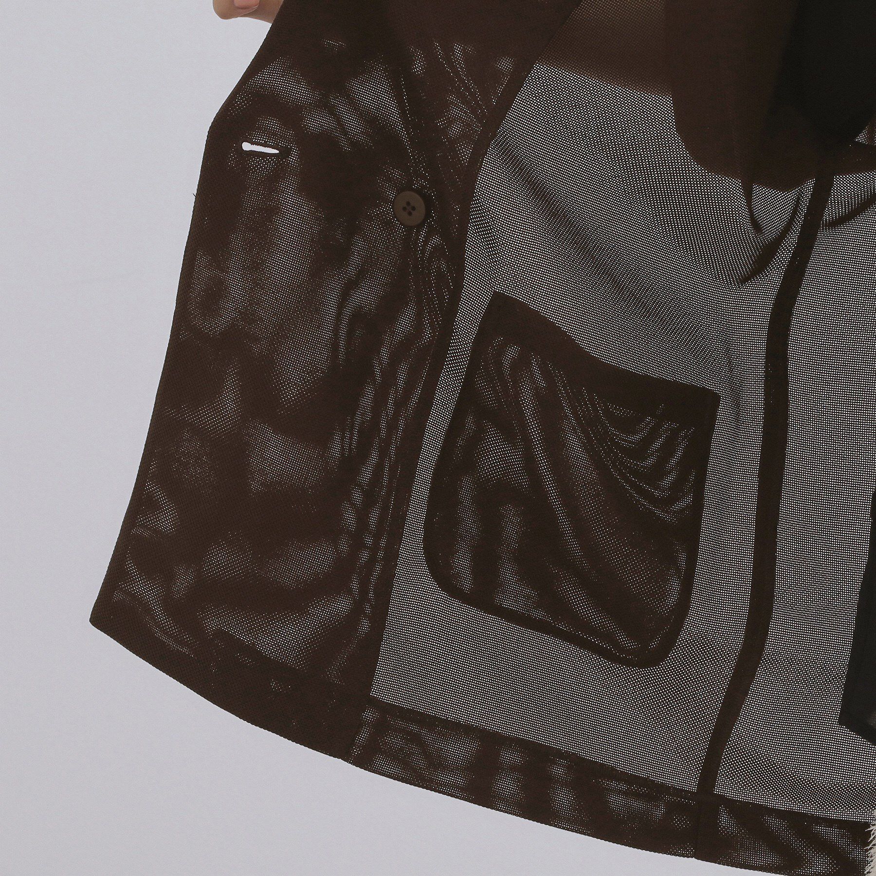 OPAQUE.CLIP「メッシュテーラードジャケット【洗濯機洗い可】」|テーラードジャケット|