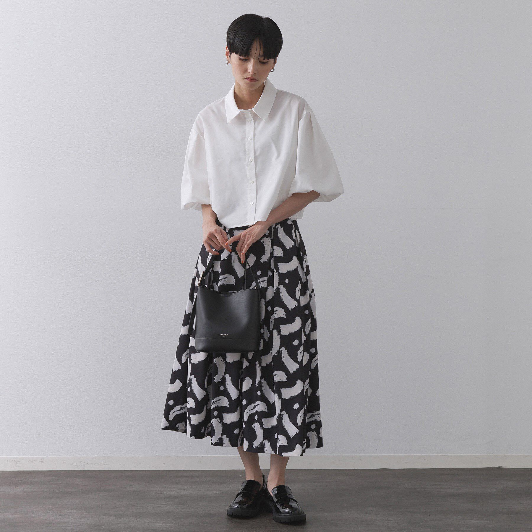 OPAQUE.CLIP「【3WAY】スムース合皮ミニショルダーバッグ」|ショルダー・メッセンジャー|