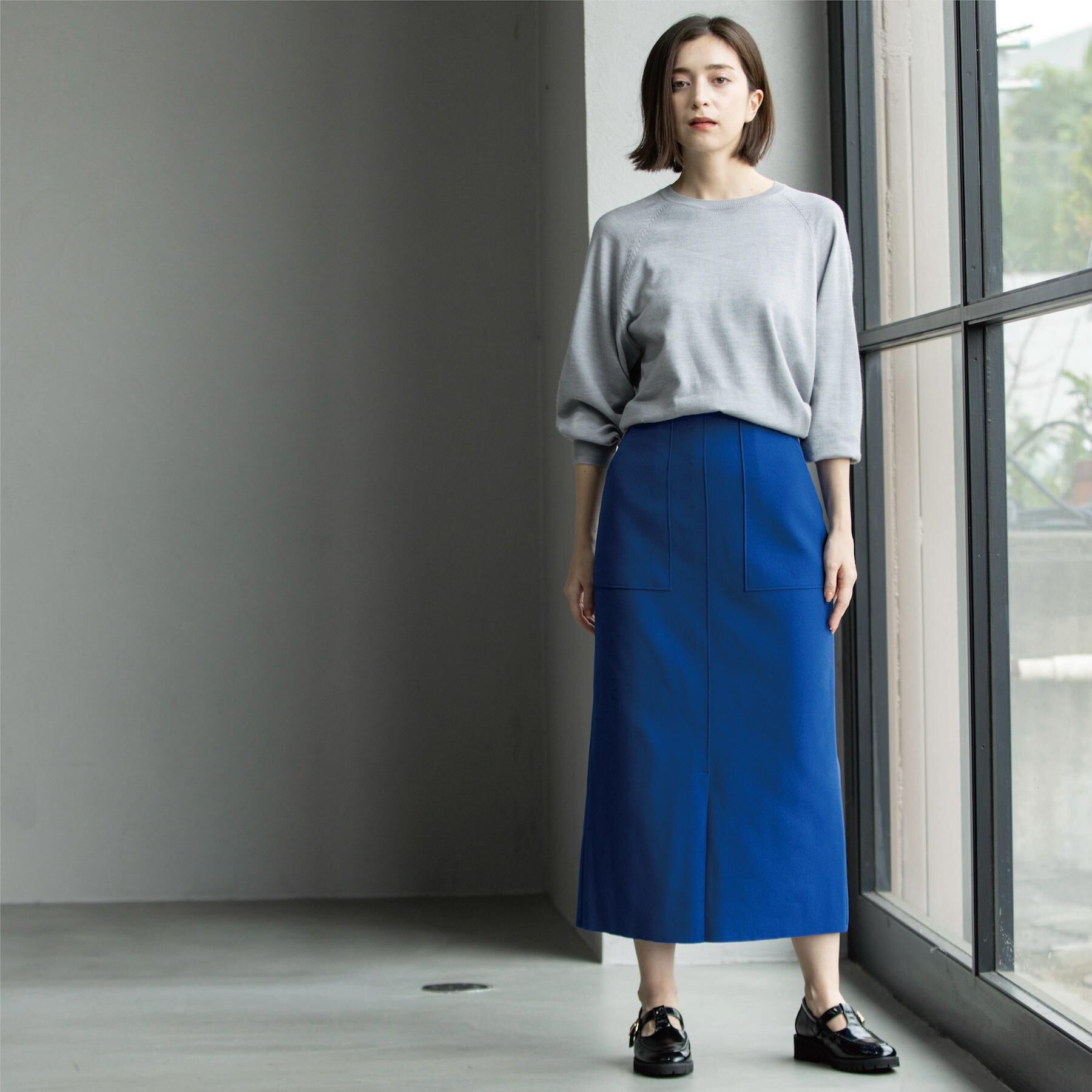 OPAQUE.CLIP「ウールライクタイトスカート【洗濯機洗い可】《8col》」|スカート|