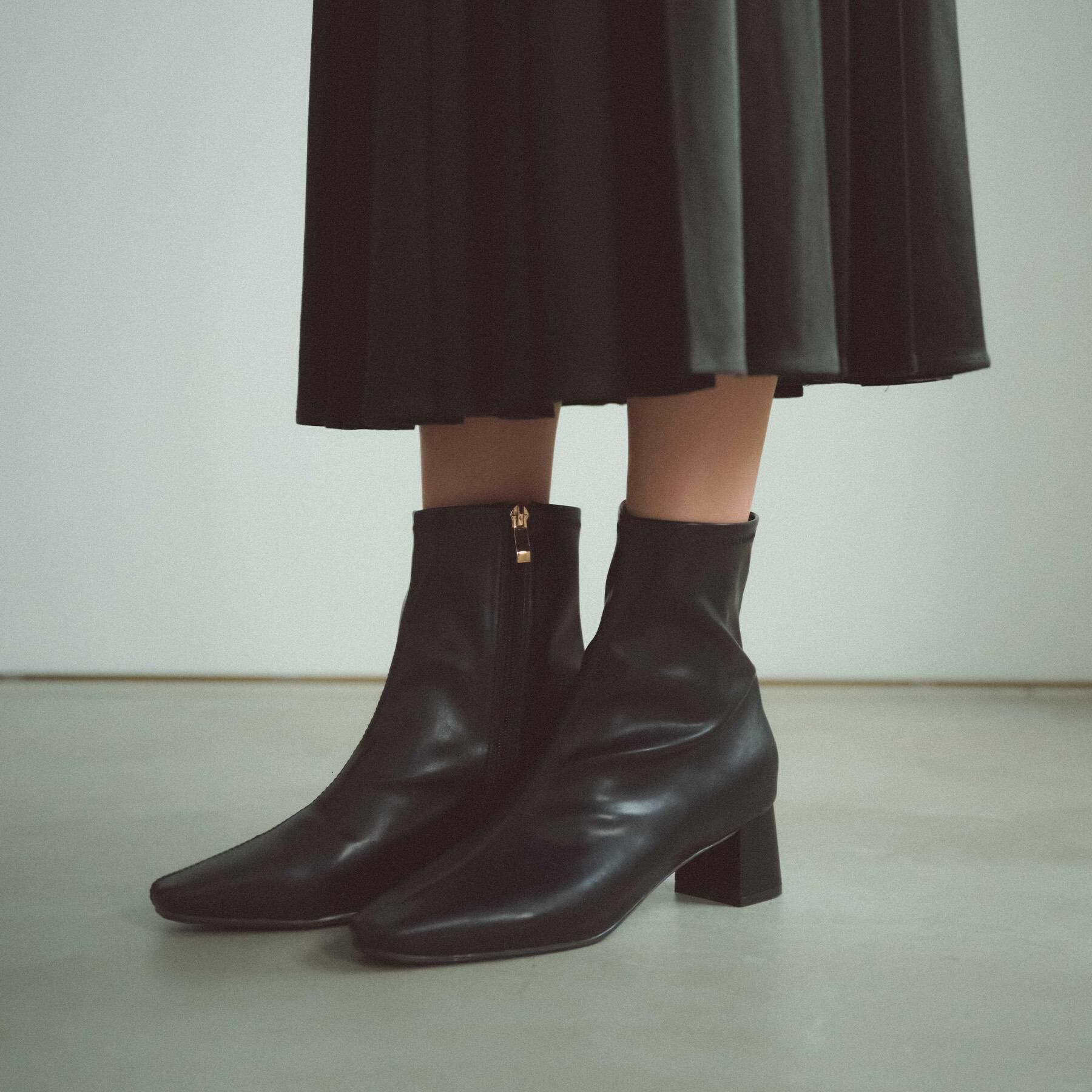 OPAQUE.CLIP「ベーシックショートブーツ【THEシリーズ/抗菌防臭加工】」|ショートブーツ|