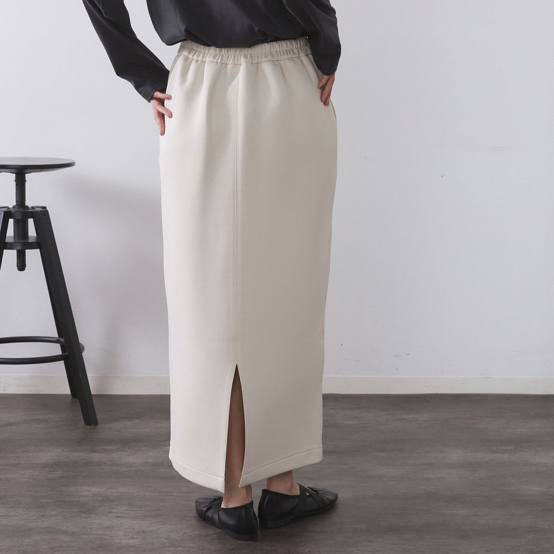 OPAQUE.CLIP「イージーナロースカート/セットアップ対応可【洗濯機OK】」|スカート|