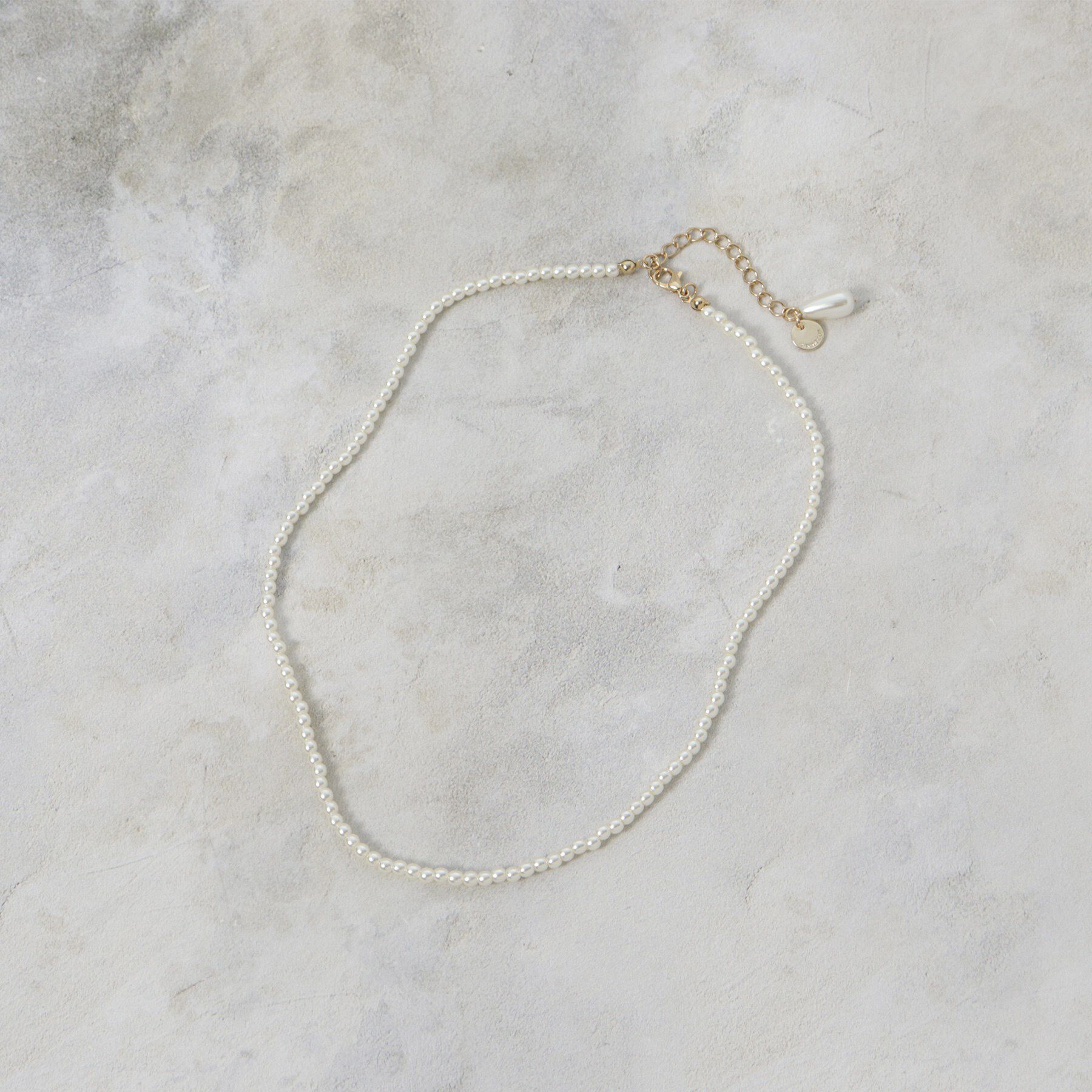 OPAQUE.CLIP「【5WAY】フェイクパール&times;ボールチェーンネックレス」|ネックレス|