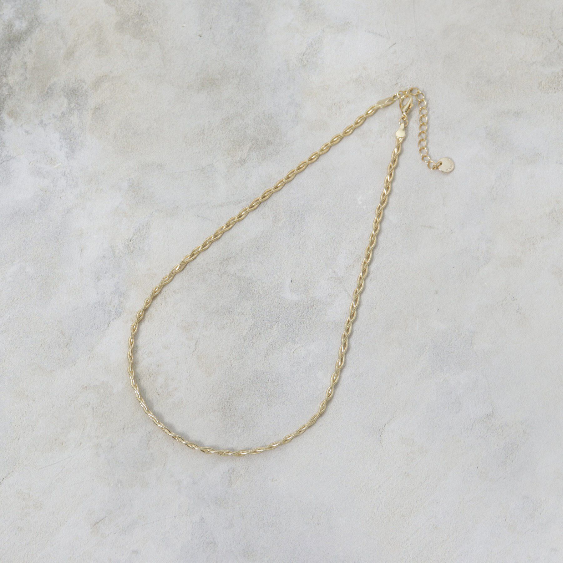 OPAQUE.CLIP「ねじりチェーンネックレス」|ネックレス|