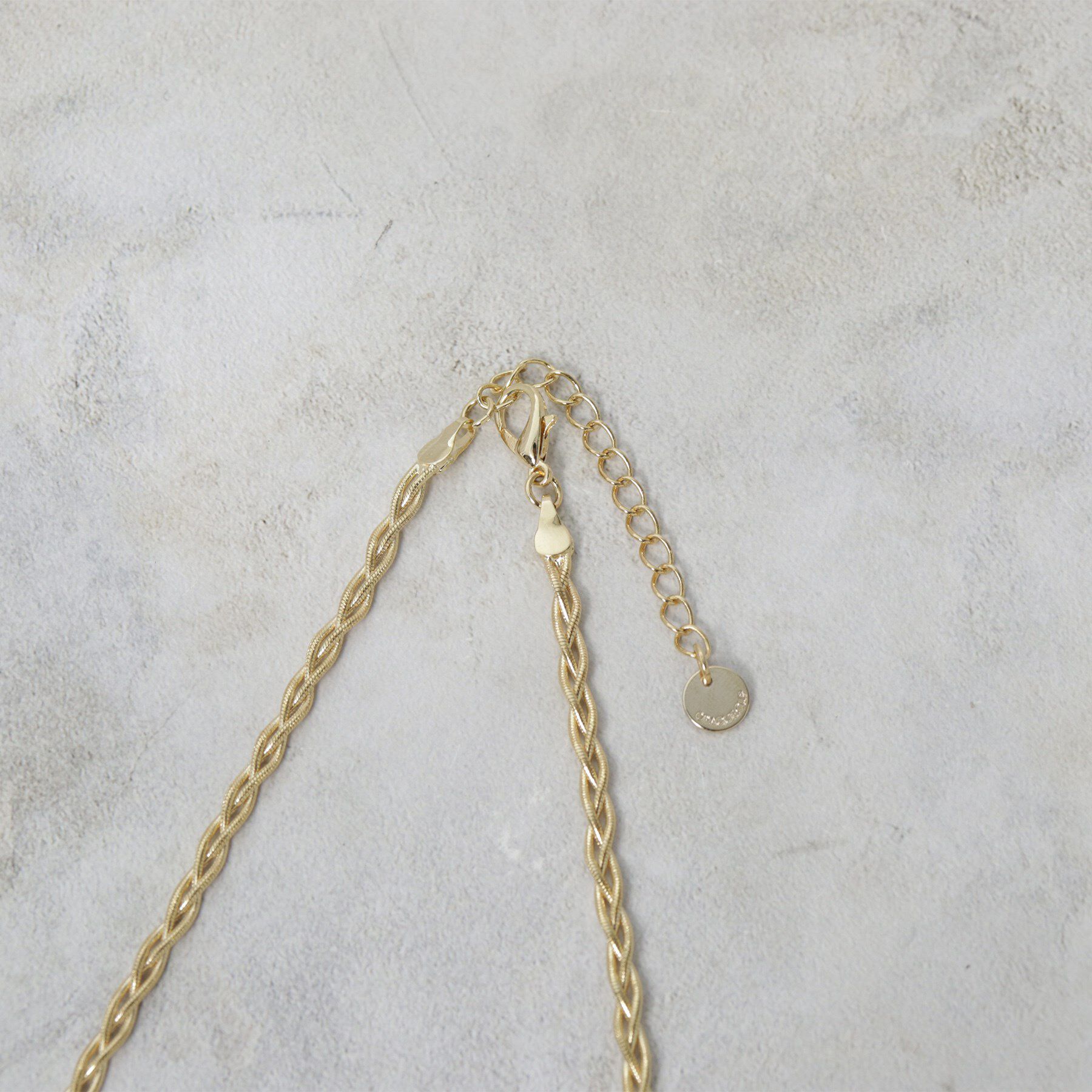 OPAQUE.CLIP「ねじりチェーンネックレス」|ネックレス|