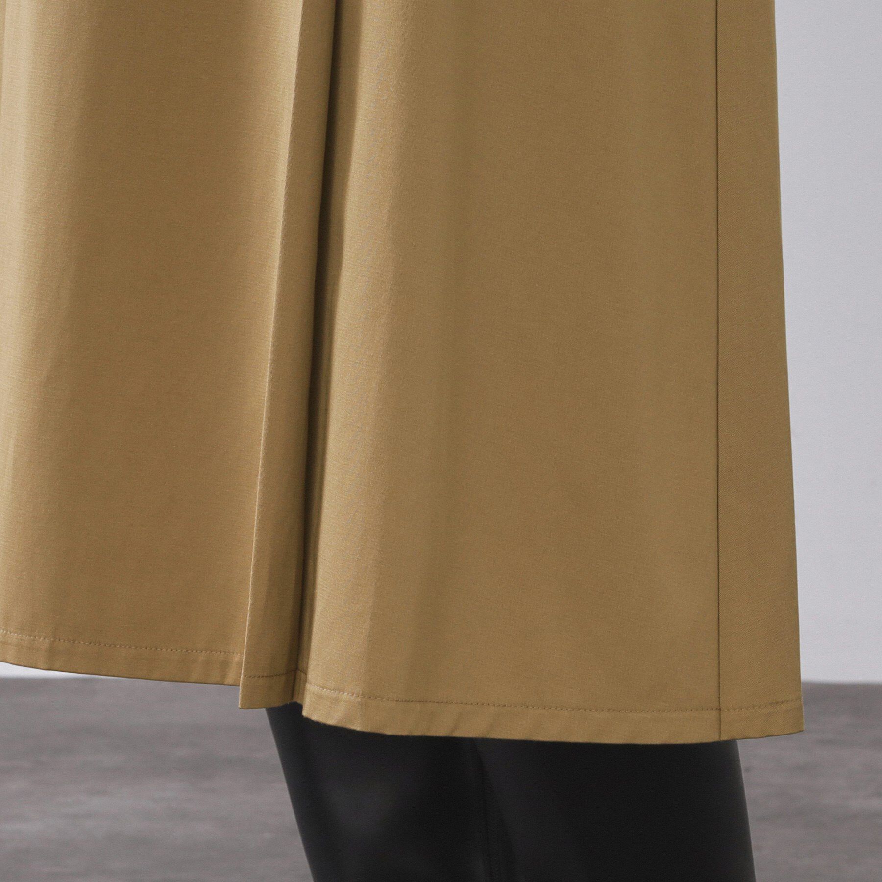 OPAQUE.CLIP「アシメプリーツスカート【洗濯機OK】」|スカート|