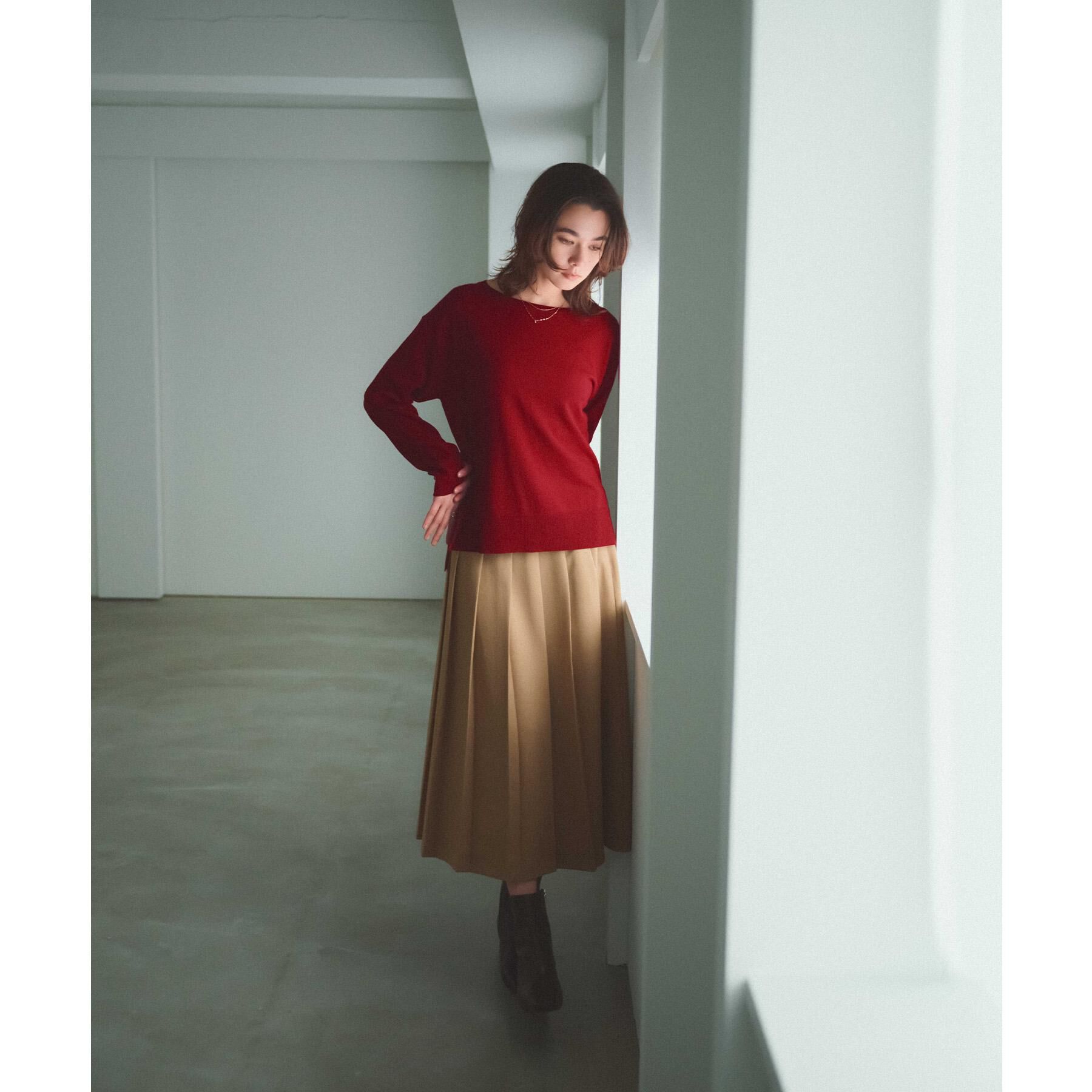 OPAQUE.CLIP「ワイドプリーツスカート【洗濯機OK】」|スカート|