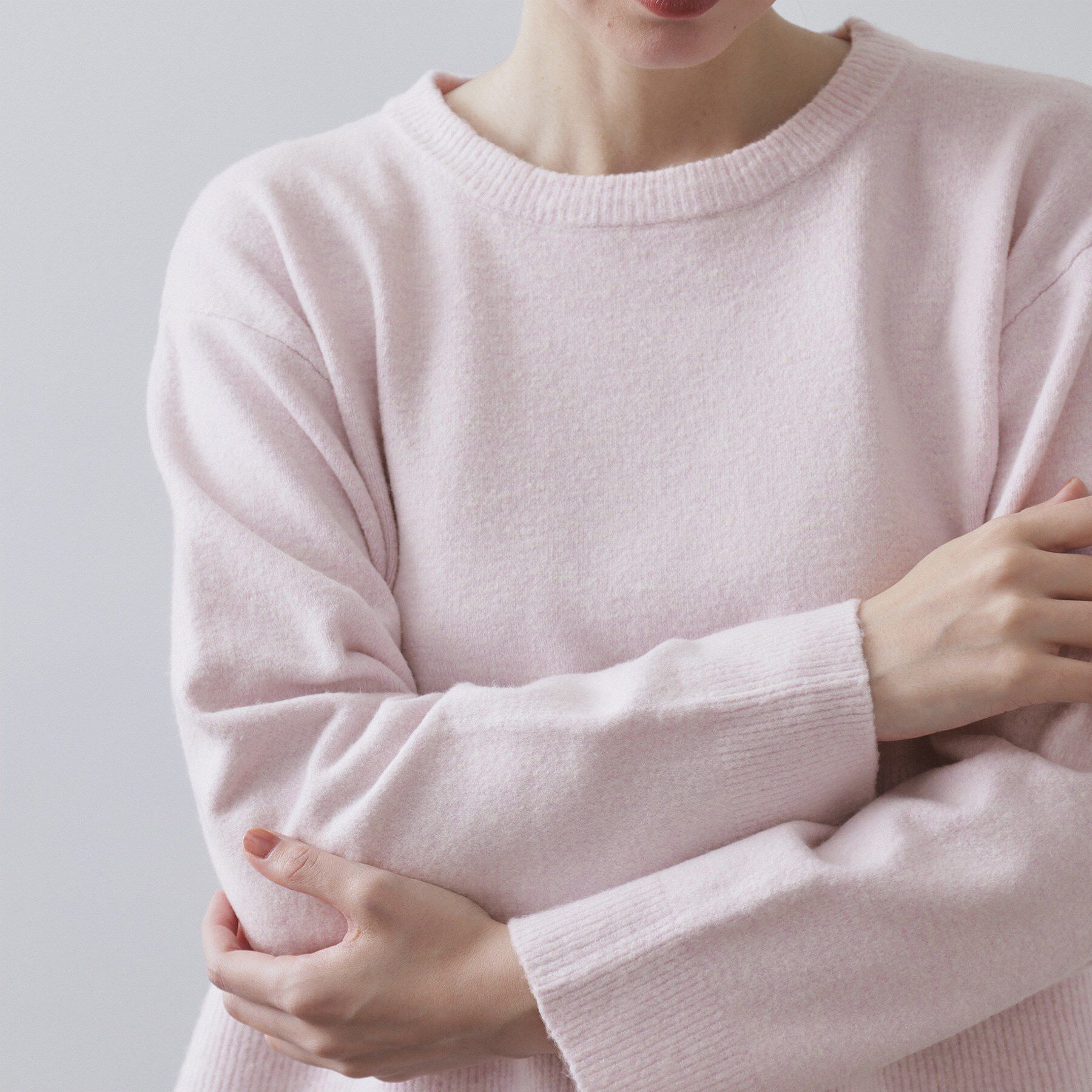 OPAQUE.CLIP「ペプラムニット【洗濯機OK】」|ニット・セーター|