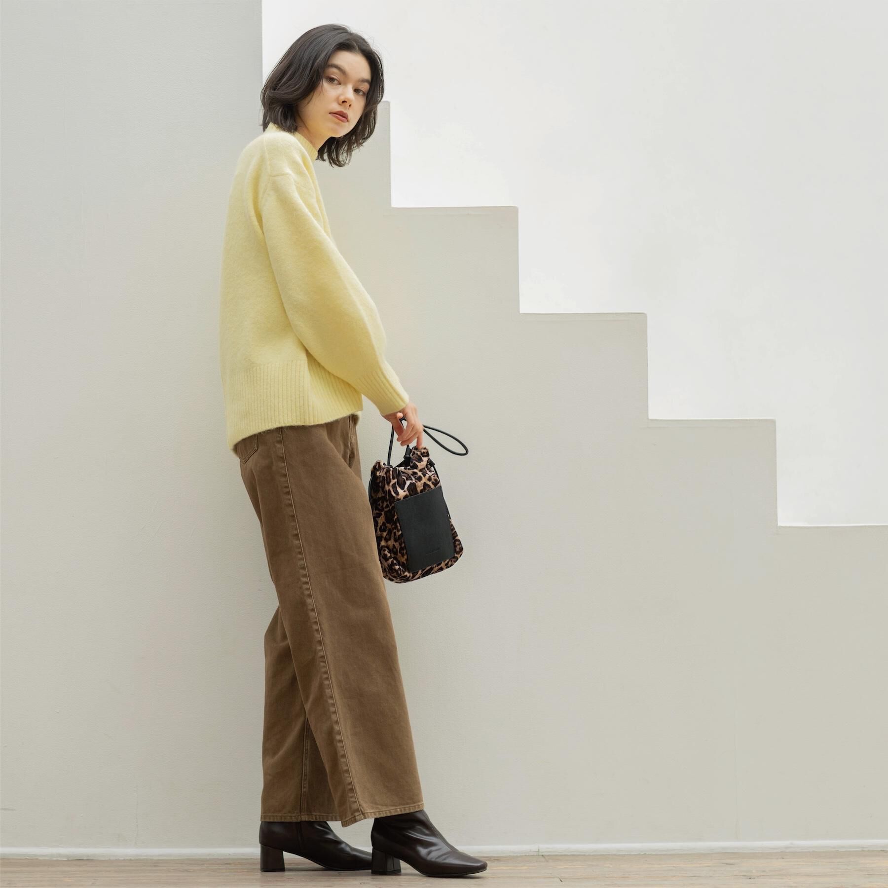 OPAQUE.CLIP「ヴィンテージカラーワイドストレートパンツ【洗濯機OK】」|その他|