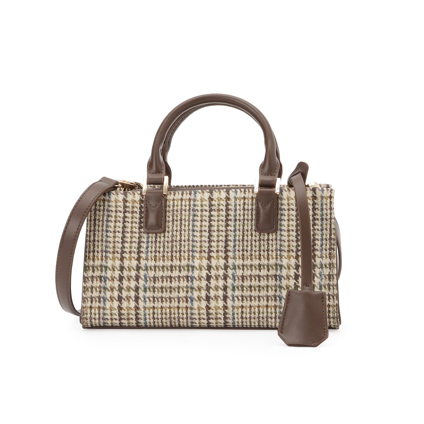 Couture broach「アソートスクエアショルダーバッグ」|ショルダー・メッセンジャー|ブラウン(243)