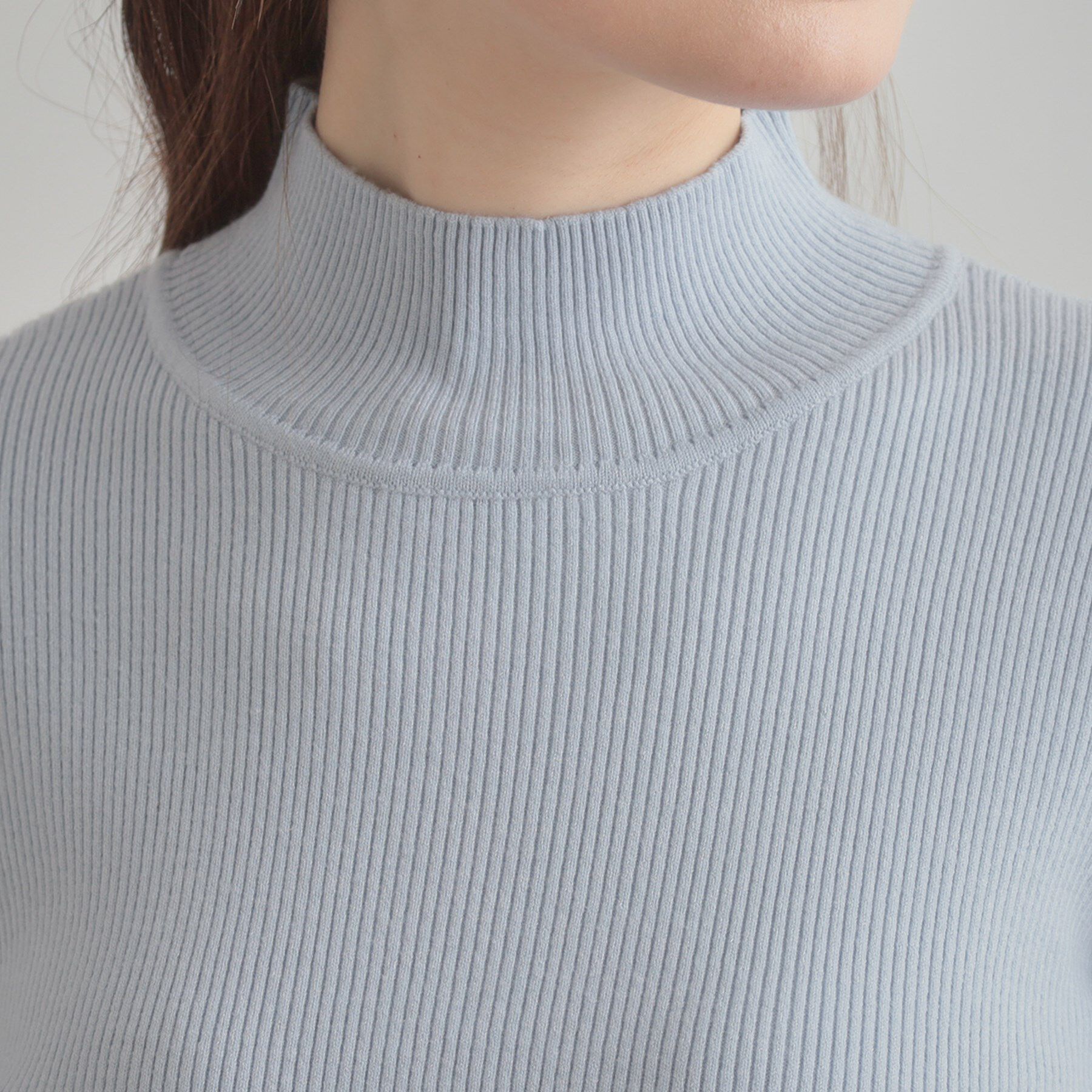 Couture broach「【多機能・フェミニン】パール調リブニット」|ニット・セーター|