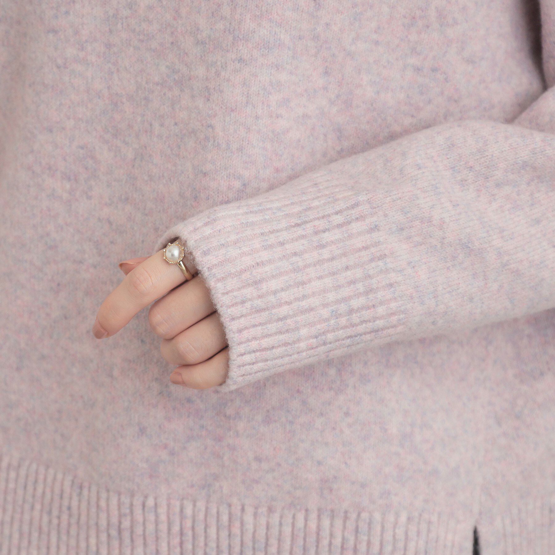 Couture broach「【5色展開】やわらかヤクライクニット」|ニット・セーター|