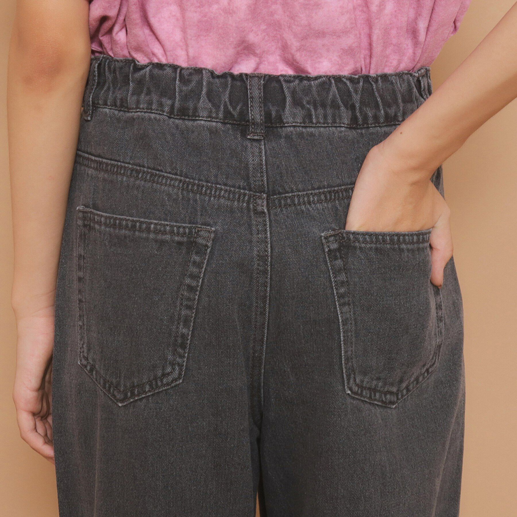 PINK-latte「【定番／きれい見えシルエット】ワイドデニム」|その他|