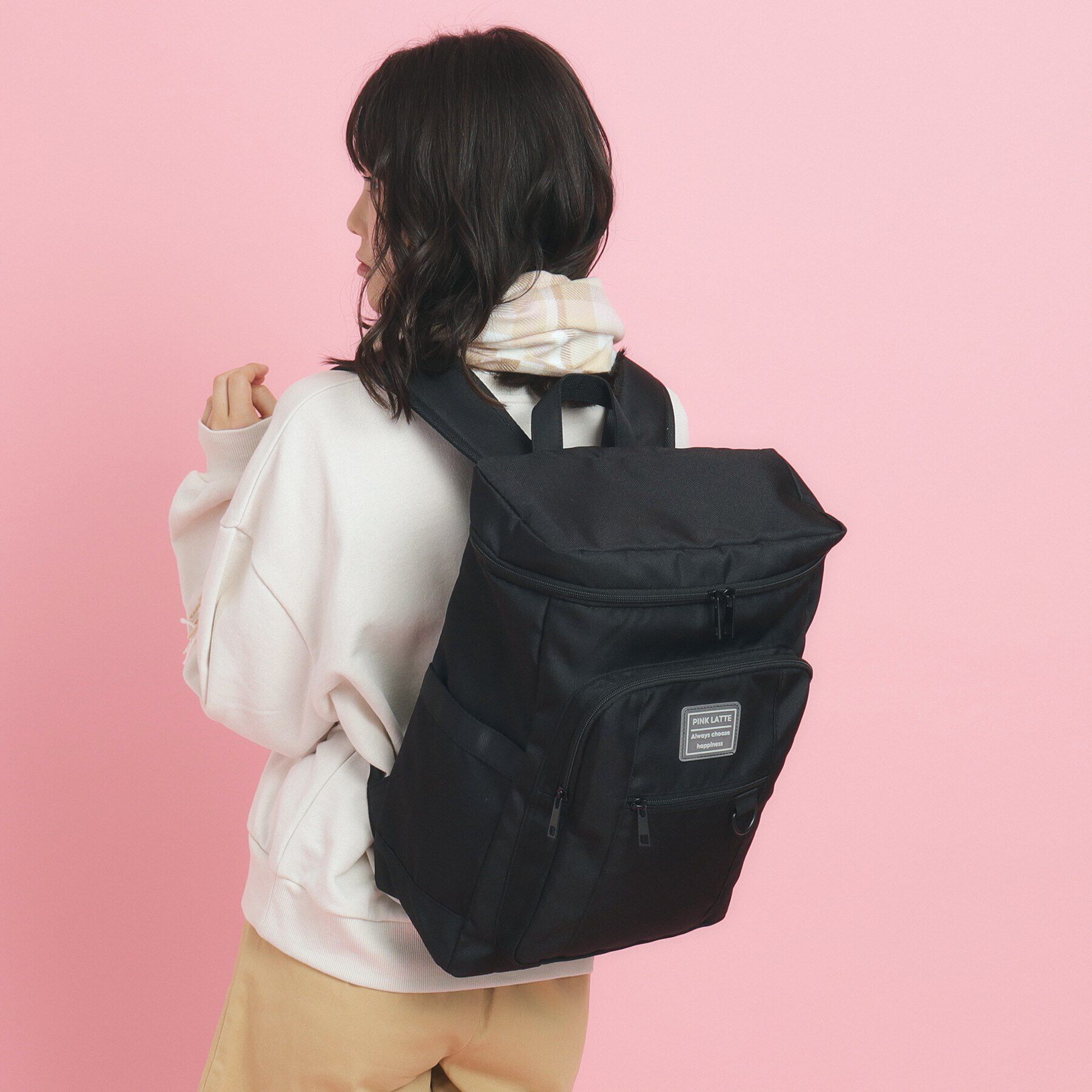 PINK-latte「【スクールグッズ/習い事】ボックスリュック」|リュック|