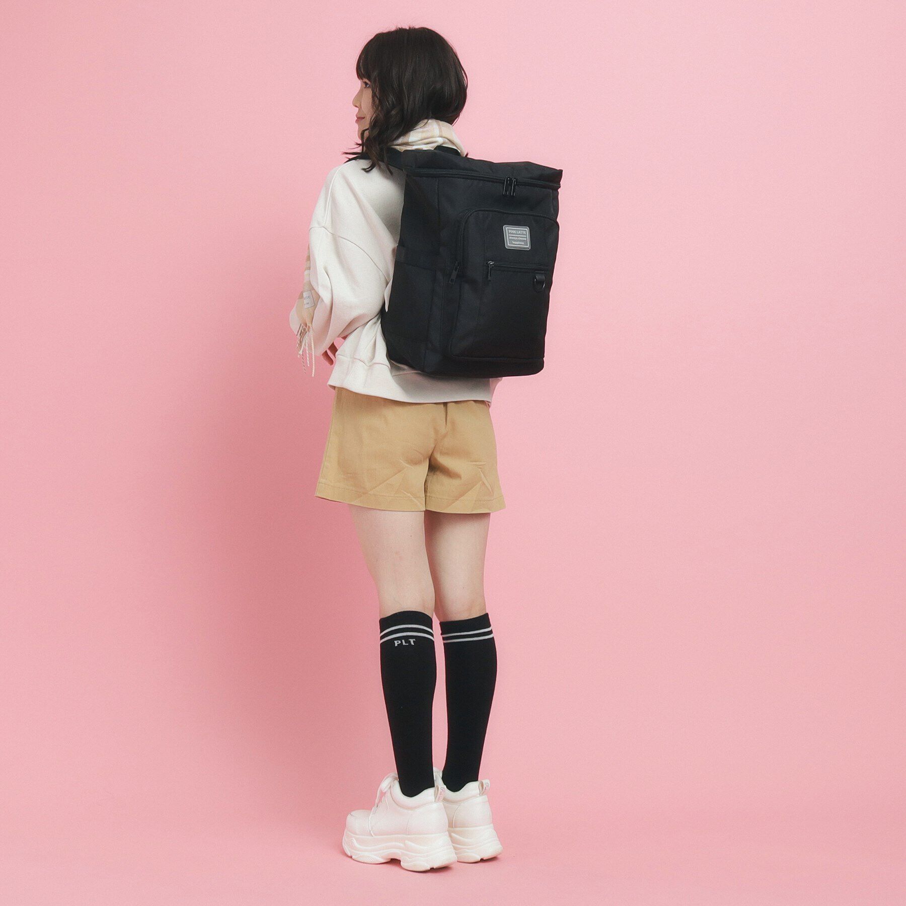 PINK-latte「【スクールグッズ/習い事】ボックスリュック」|リュック|