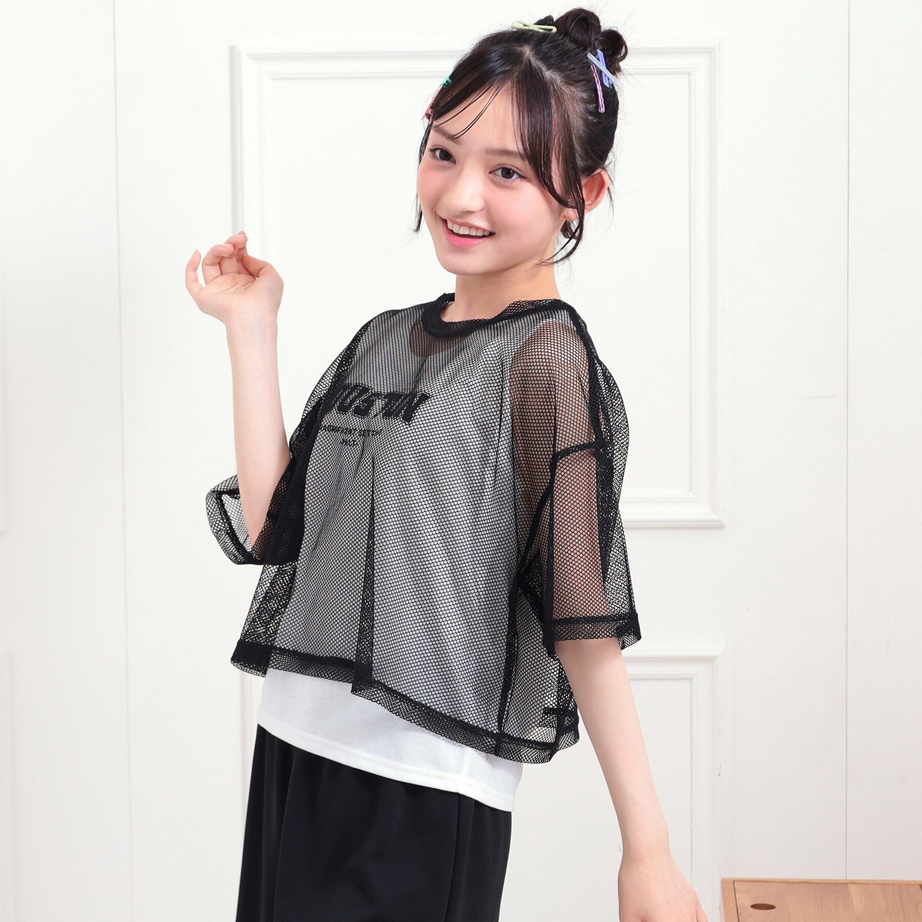 PINK-latte「【セットアップアイテム】メッシュコーデ3点セット」|その他|