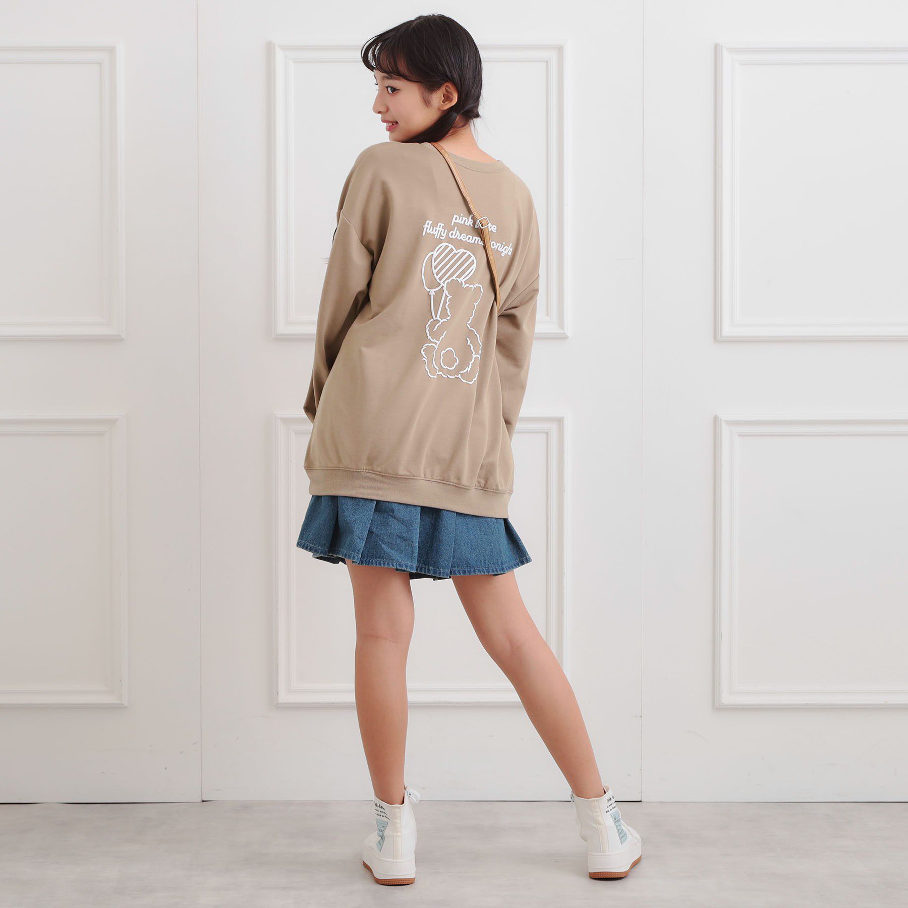 PINK-latte「クマちゃんミニ裏トレーナー」|その他|