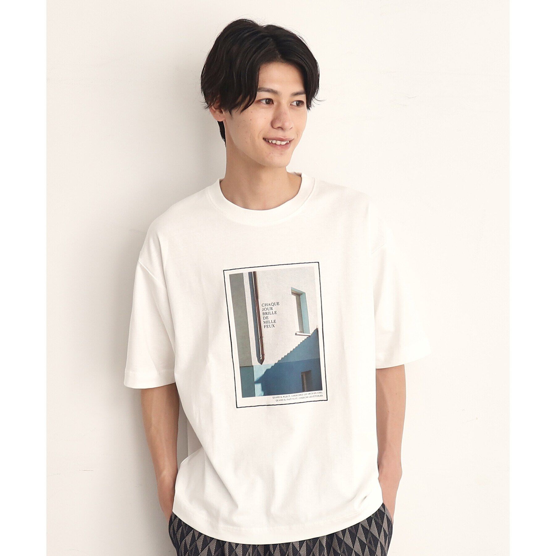 THE SHOP TK「オーガニックコットンFrenchフォトTシャツ」|Tシャツ・カットソー|