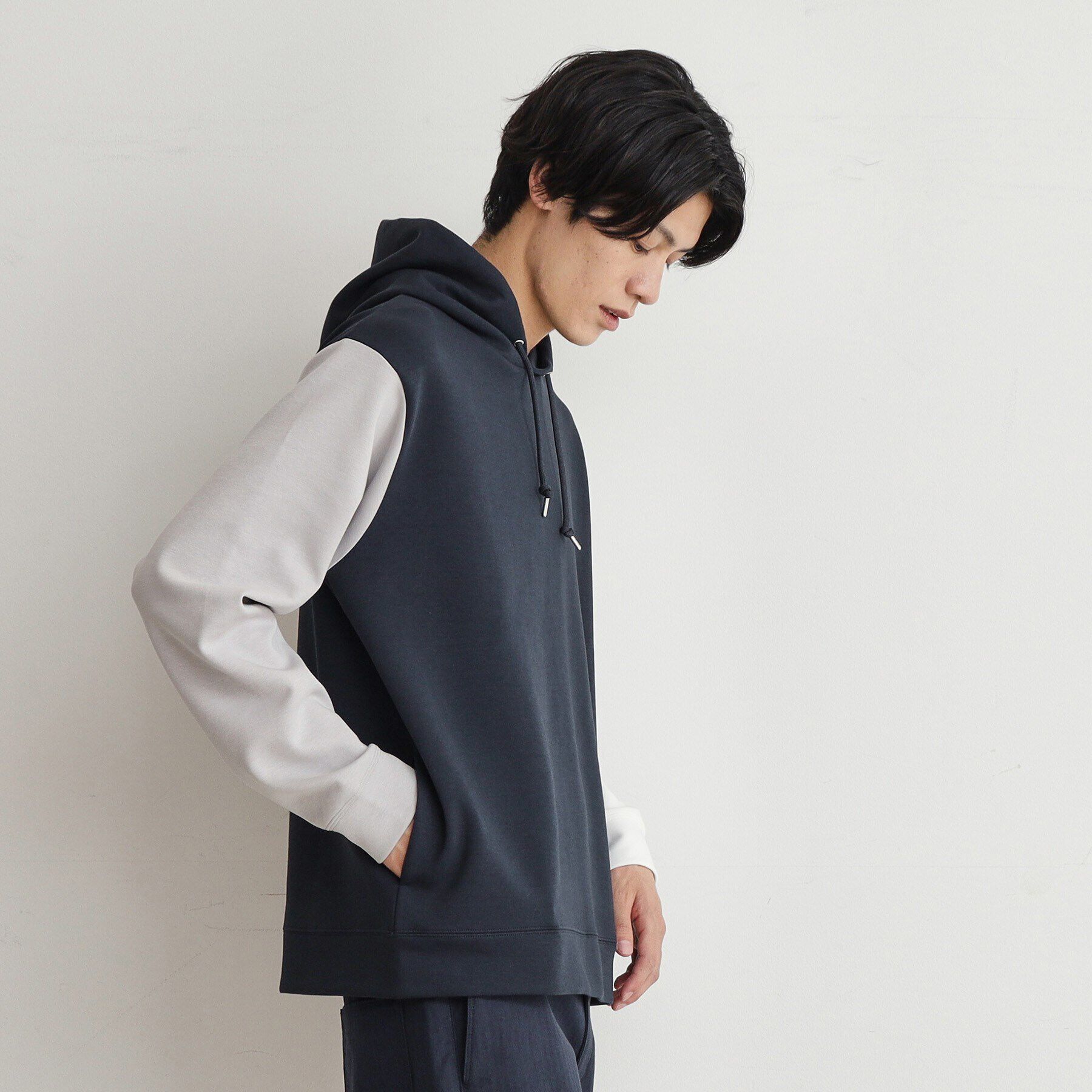 THE SHOP TK「ライトダンボールパーカー」|パーカー|