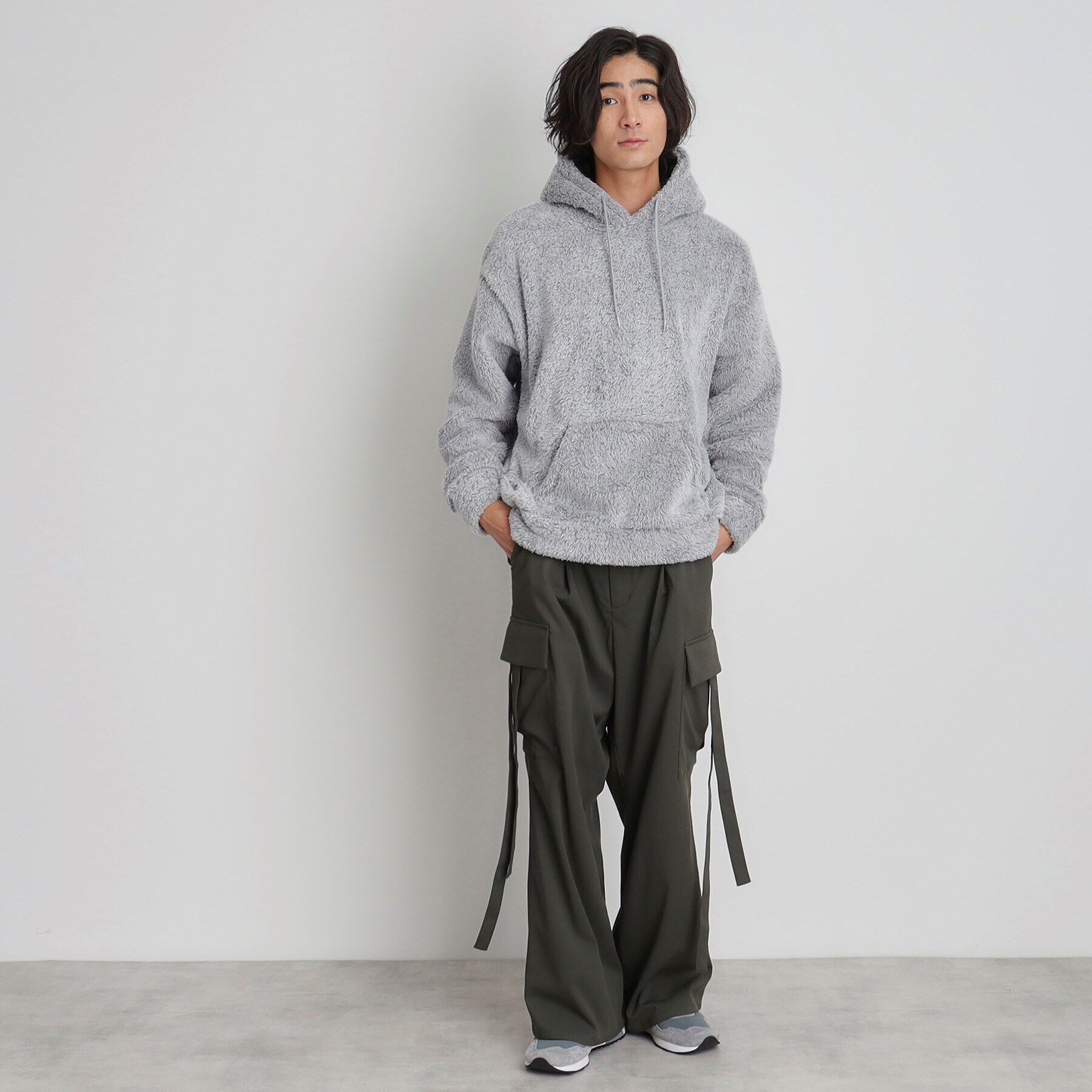 THE SHOP TK「ボアフリースプルオーバーパーカー」|パーカー|