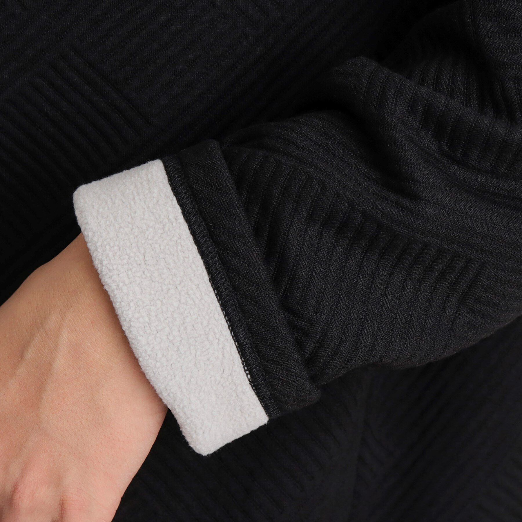 THE SHOP TK「ふくれキルティングフリースプルオーバー」|Tシャツ・カットソー|