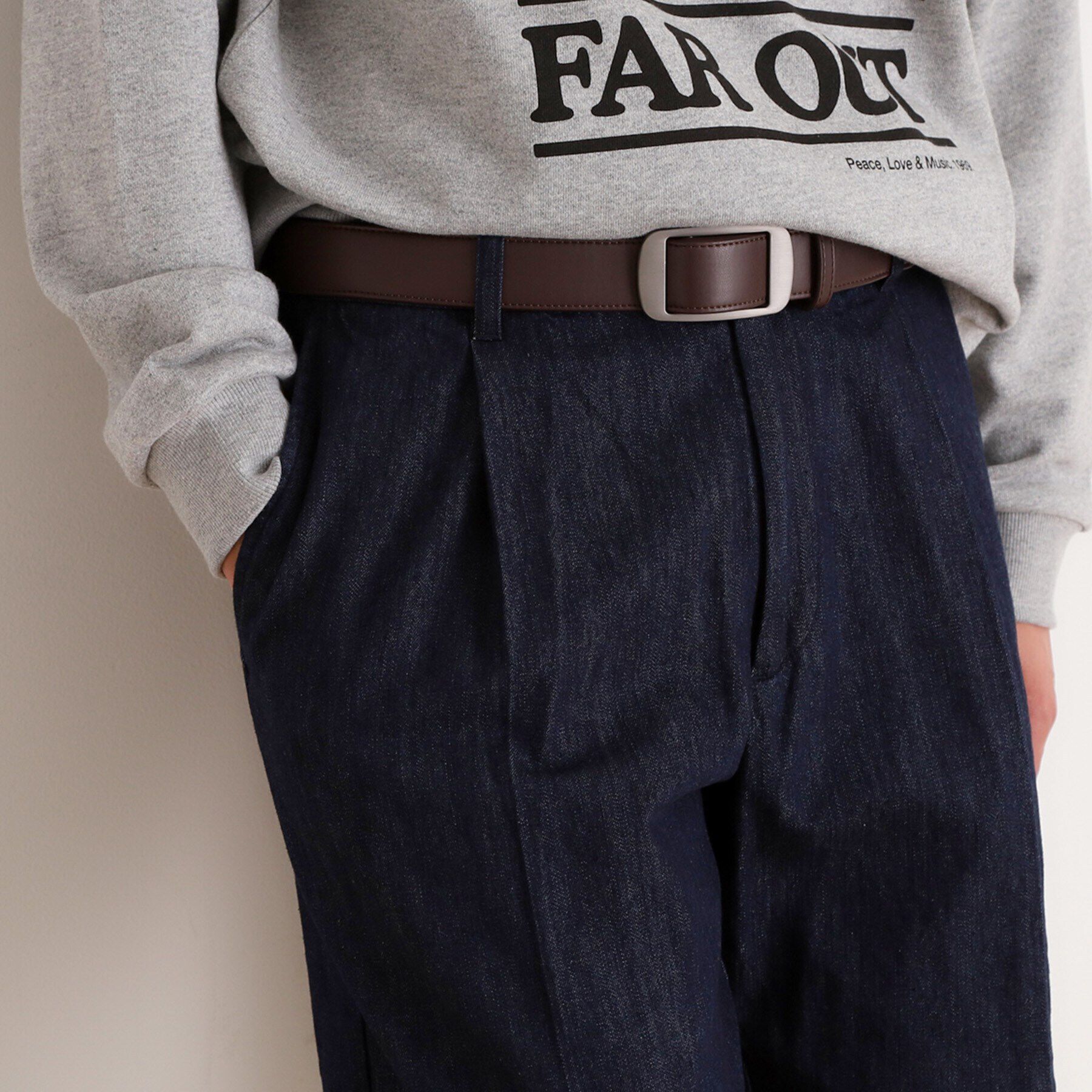 THE SHOP TK「ホールレスストレッチベルト ON／OFF対応」|ベルト|