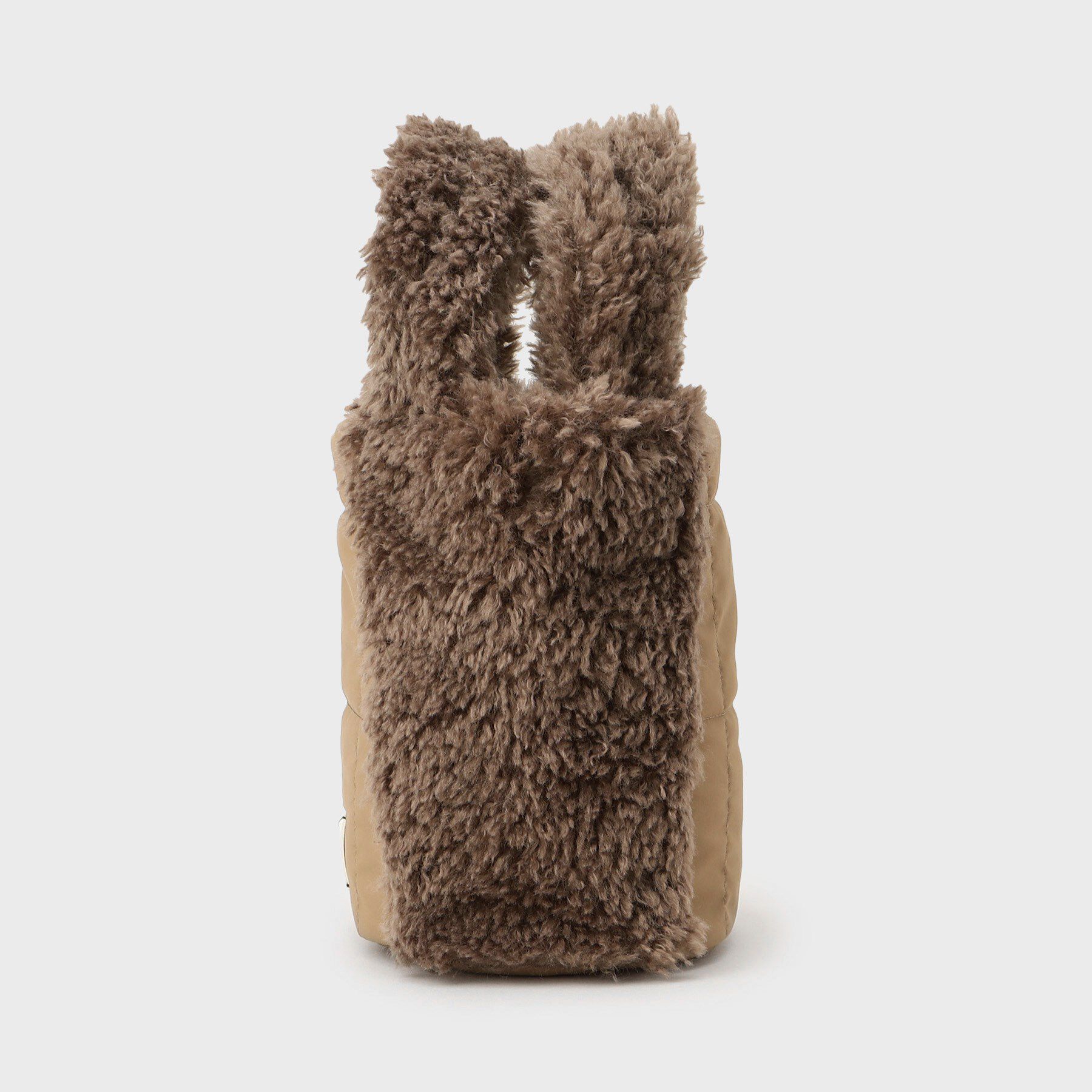 THE SHOP TK「キルト&times;フェイクファー2WAYトート」|トートバッグ|