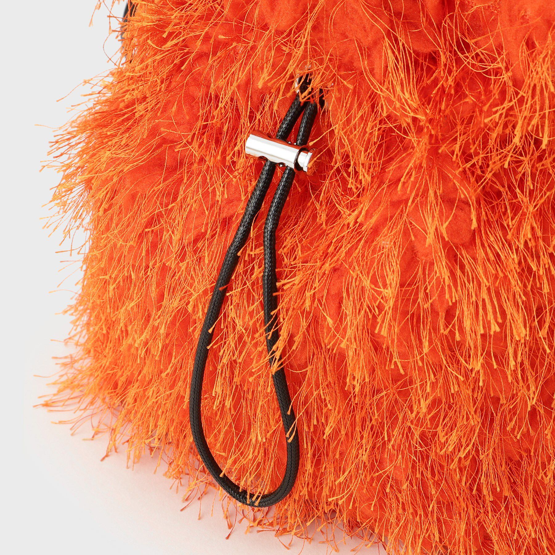 THE SHOP TK「フリンジボア巾着バッグ」|ショルダー・メッセンジャー|