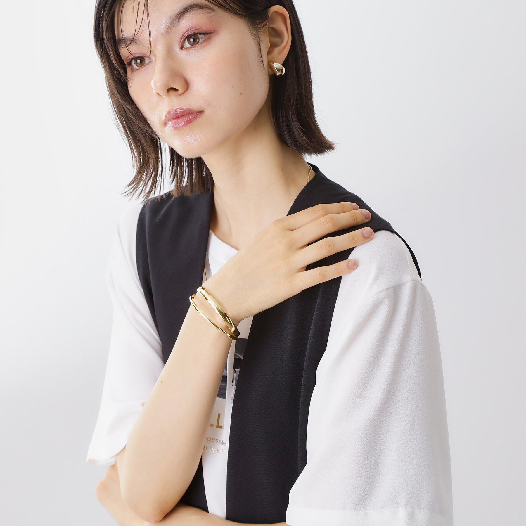 THE SHOP TK「ダブルラインバングル」|ブレスレット・バングル|