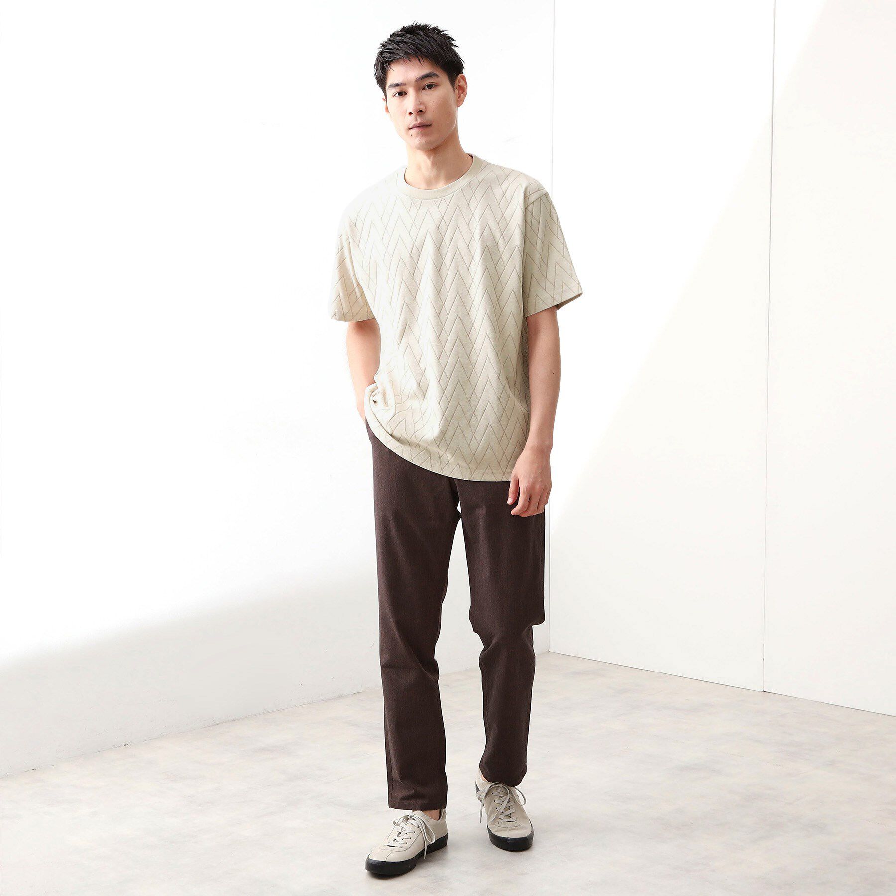 THE SHOP TK「【好評につき再入荷！】ジオメトリックリンクス半袖Tシャツ」|Tシャツ・カットソー|