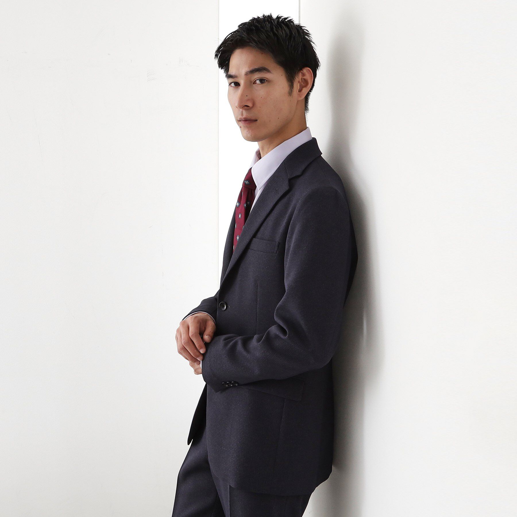 THE SHOP TK「ハウンドトゥースジャケット 【洗濯機OK/セットアップ可】」|テーラードジャケット|