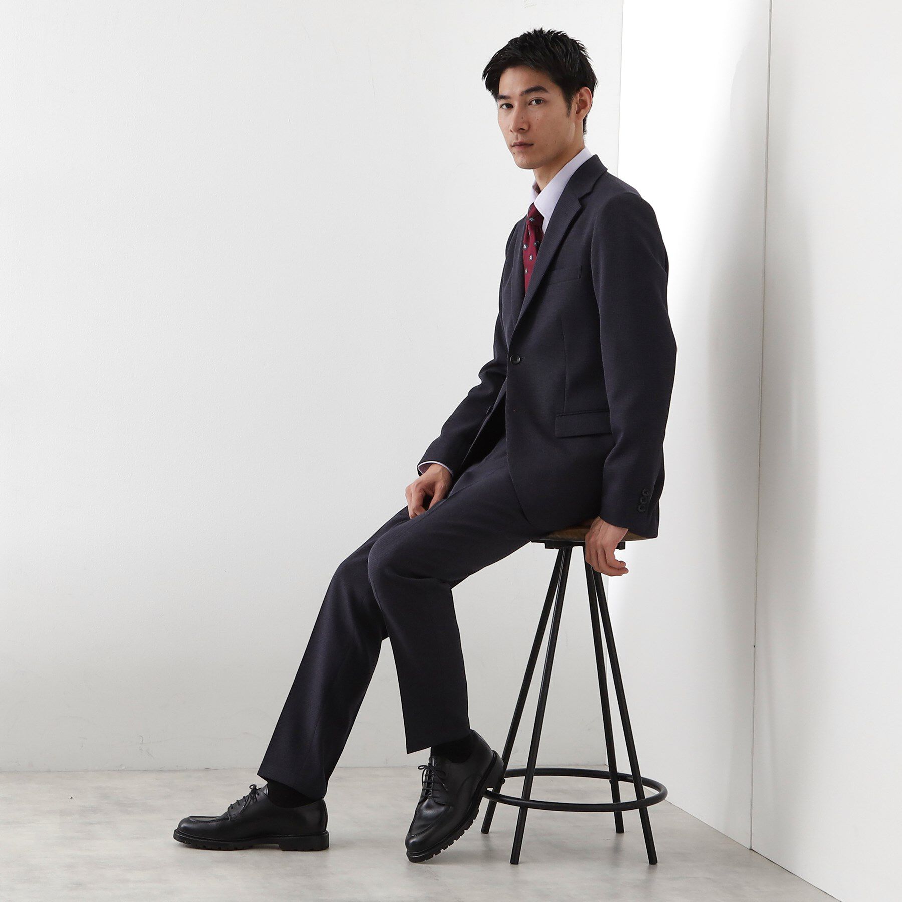 THE SHOP TK「ハウンドトゥースジャケット 【洗濯機OK/セットアップ可】」|テーラードジャケット|