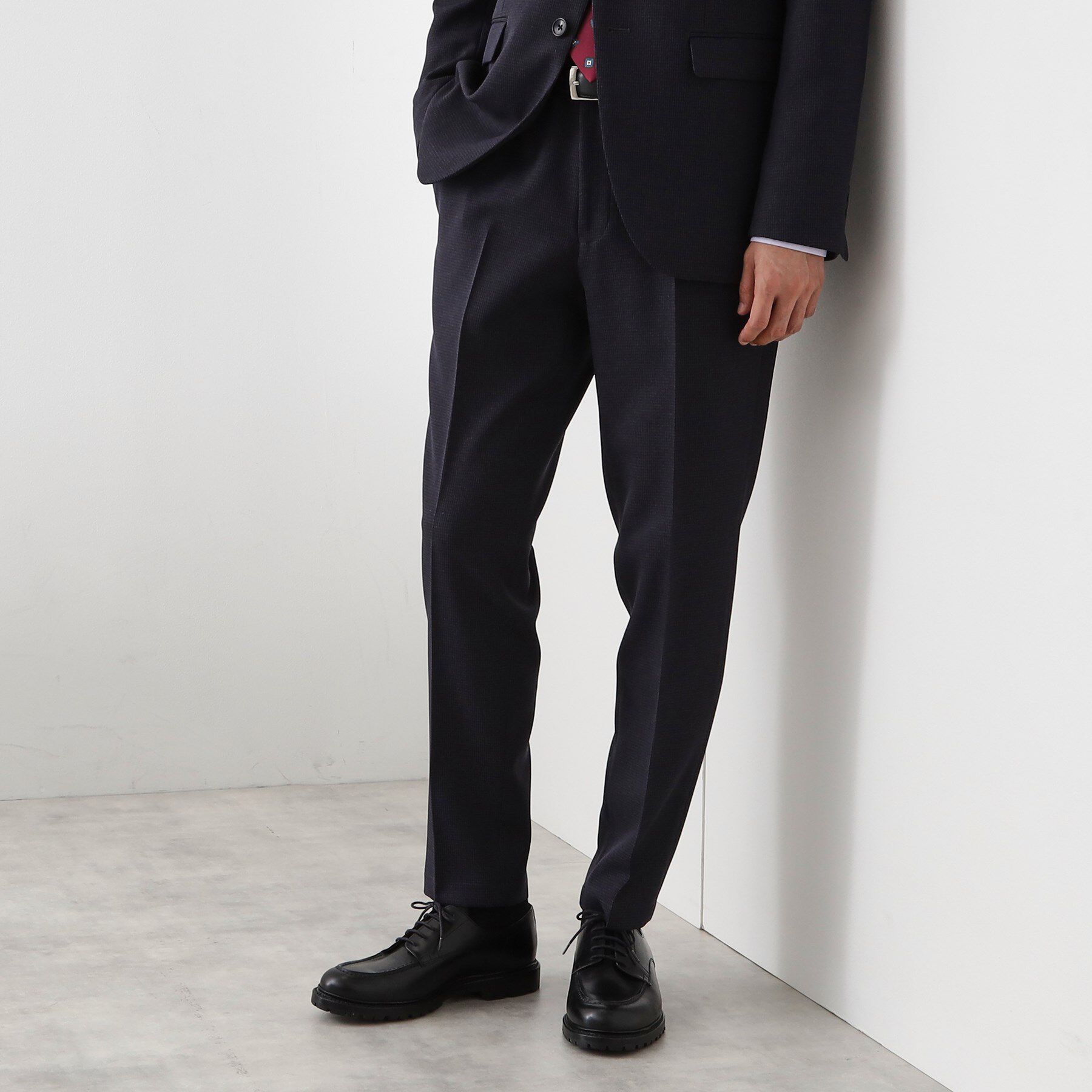 THE SHOP TK「ハウンドトゥーススラックス 【洗濯機OK/セットアップ可】」|その他|ネイビー(294)