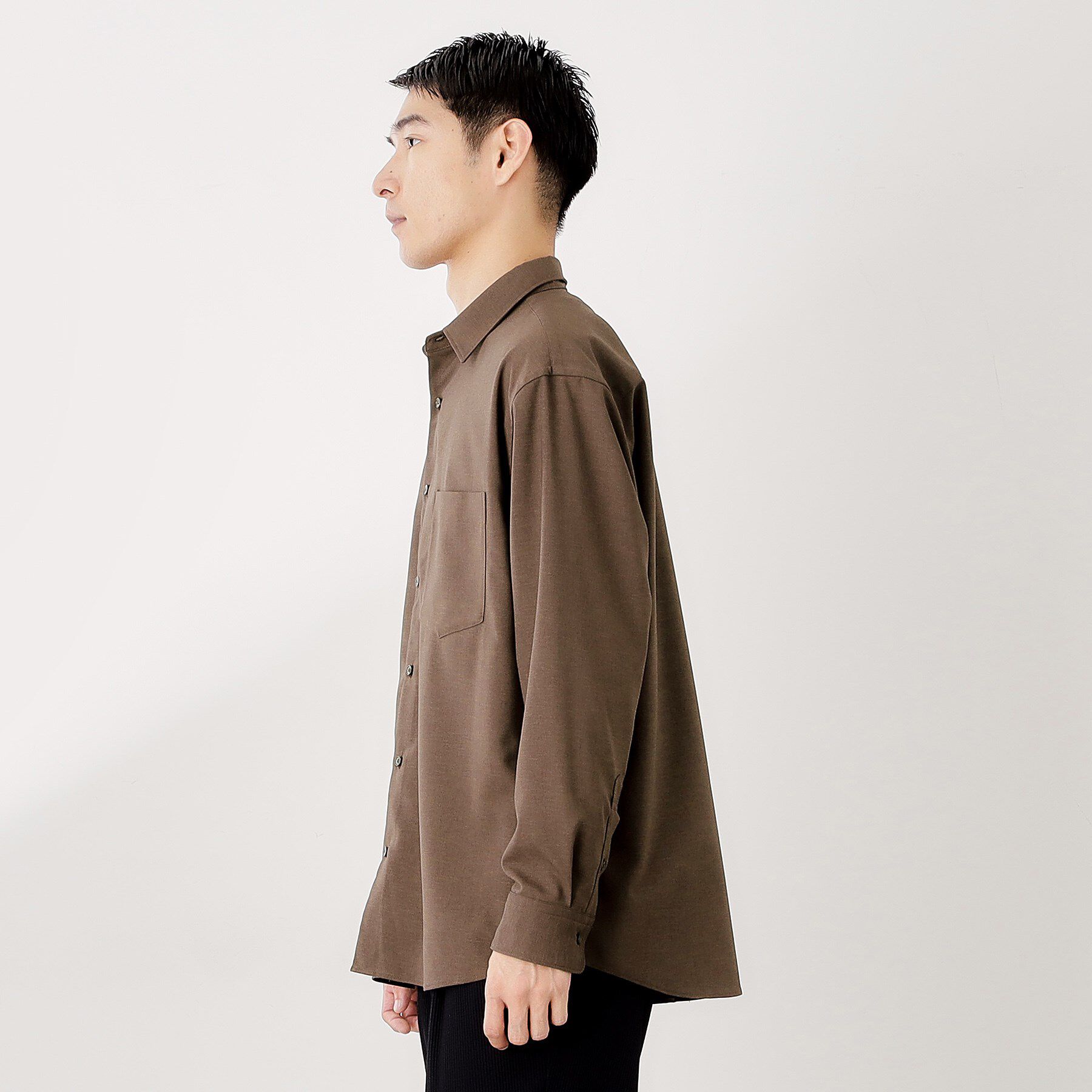 THE SHOP TK「TECLINO／テクリーノ 長袖オックスシャツ【洗濯機OK】」|シャツ・ブラウス|