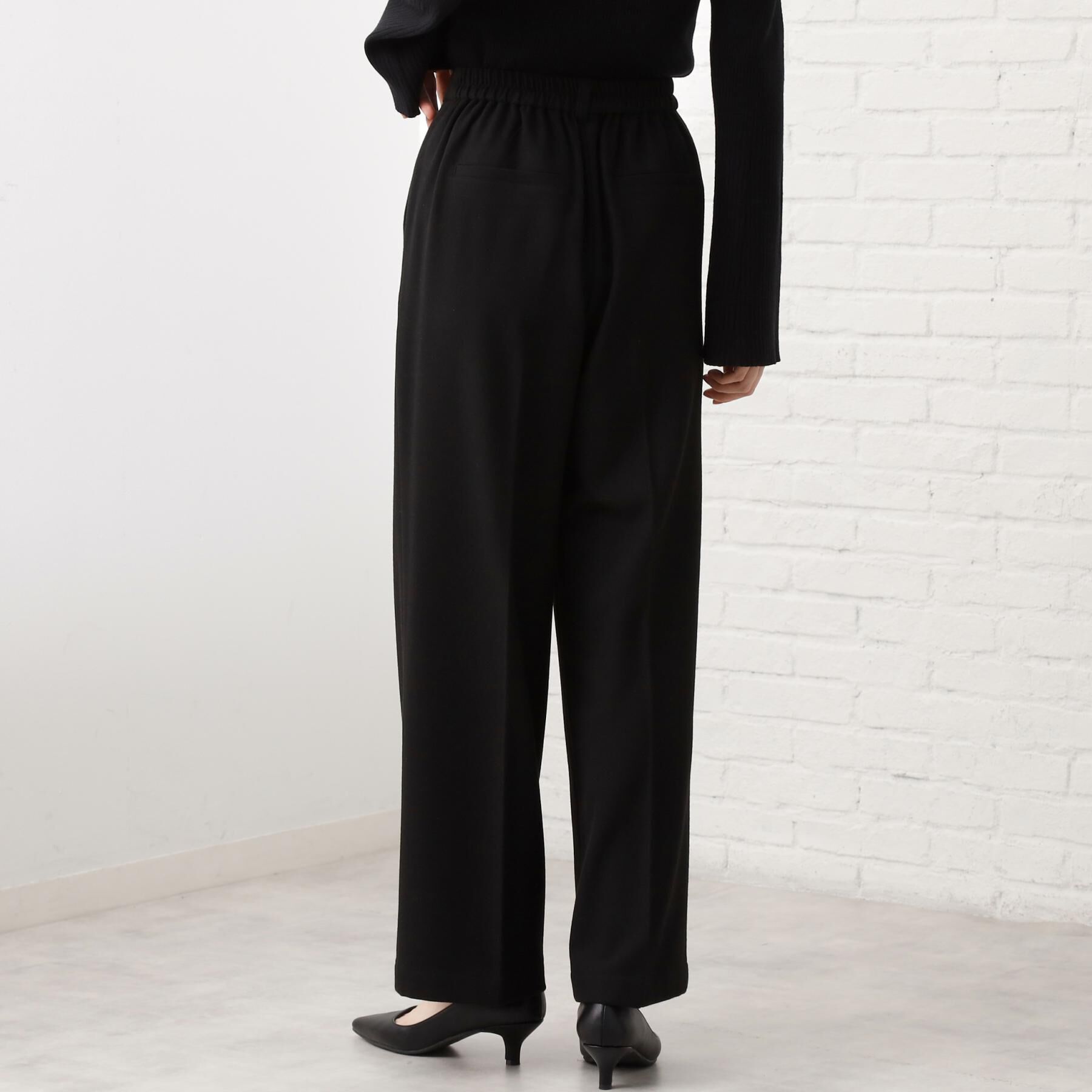 THE SHOP TK「【着丈選べる/XS～XLサイズ】あったか裏起毛ワイドパンツ」|その他|