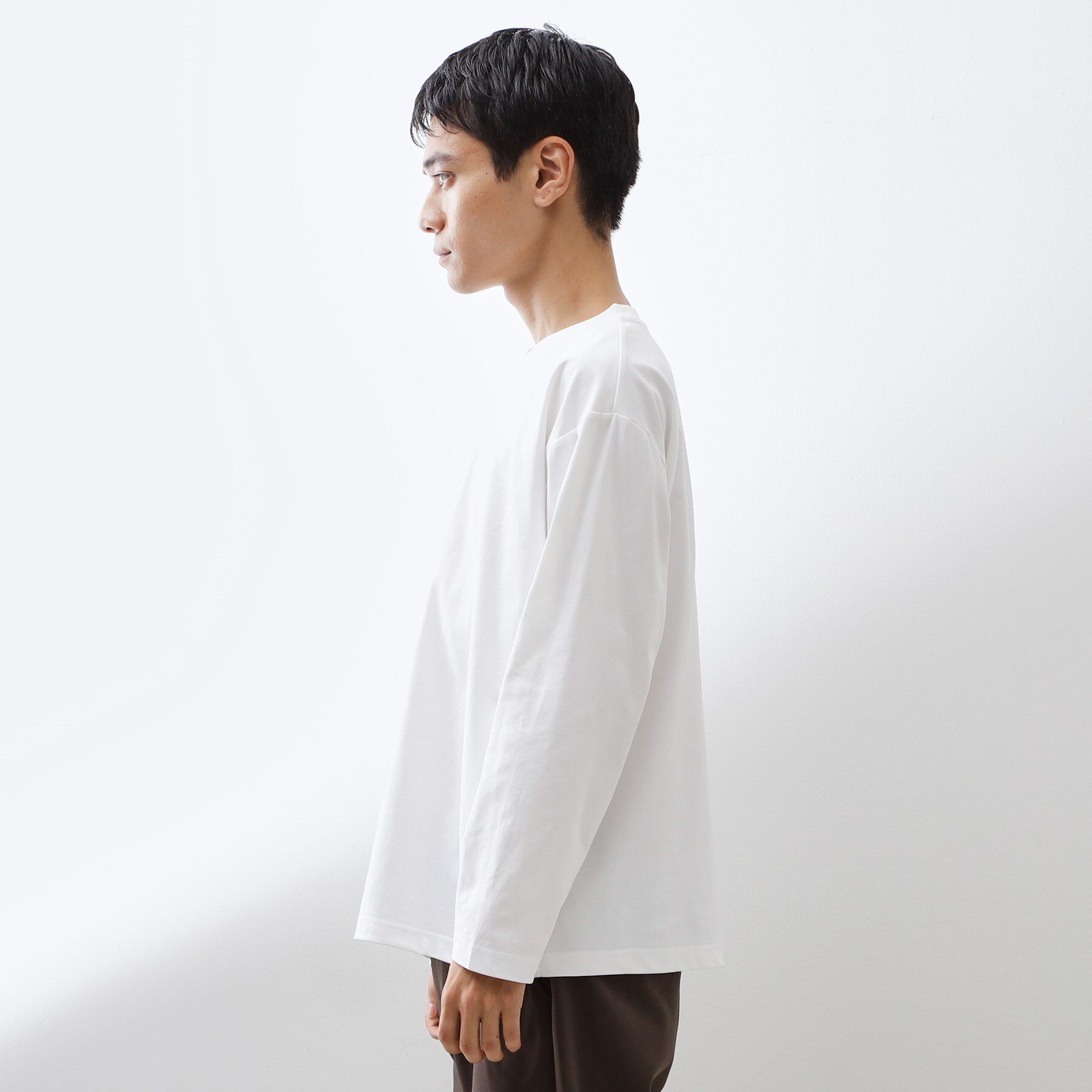 THE SHOP TK「【セットでお買い得！】モールニットカーディガン＋長袖Tシャツ　洗濯機OK/吸水速乾・毛玉になりにくい」|カーディガン|