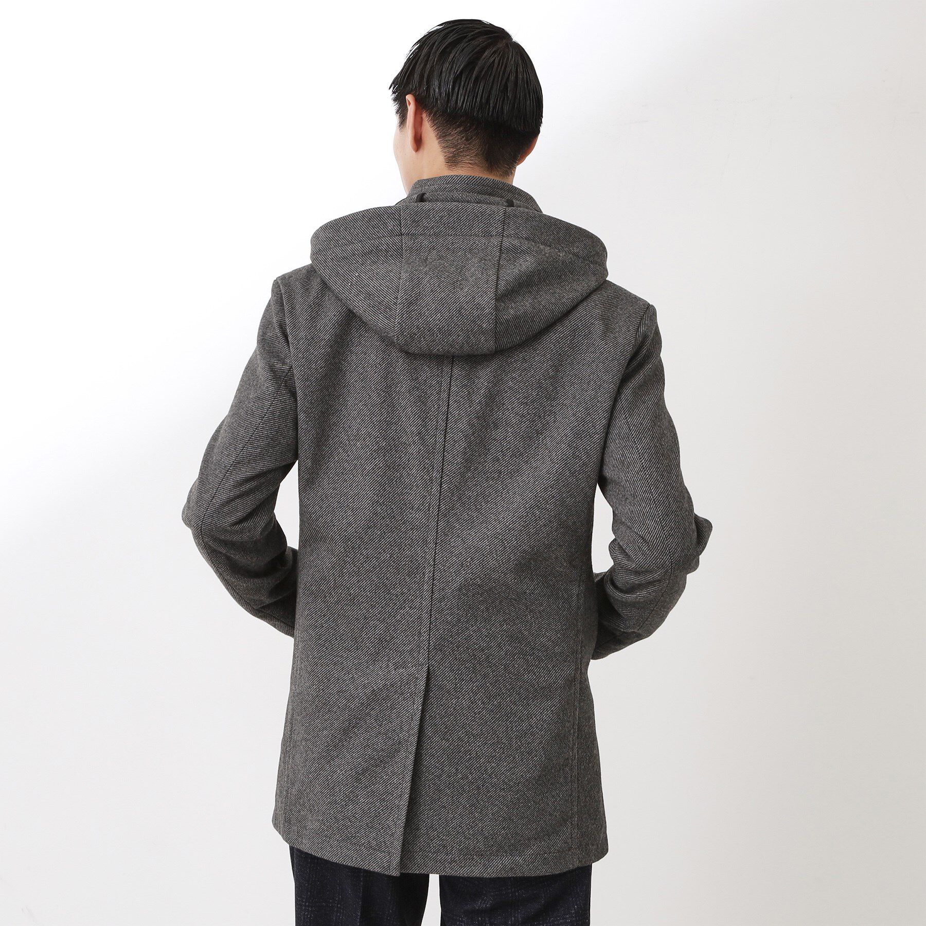 THE SHOP TK「ON/OFF対応 ウーリック スタンド メルトンコート　【洗濯機OK/フード取外し可】」|その他|