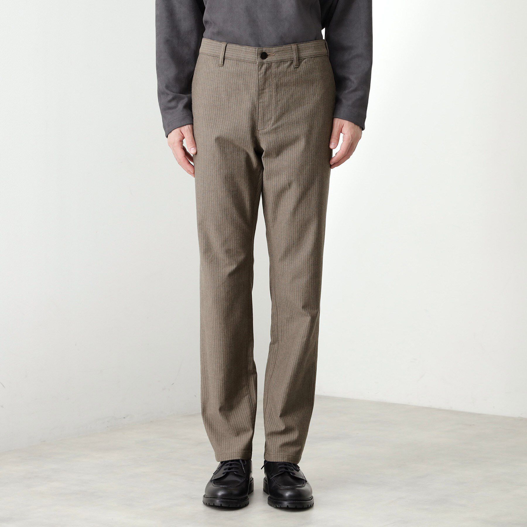 THE SHOP TK「7DAYSヘリンボンパンツ WARM【裏起毛/ストレッチ/洗濯機OK】」|その他|