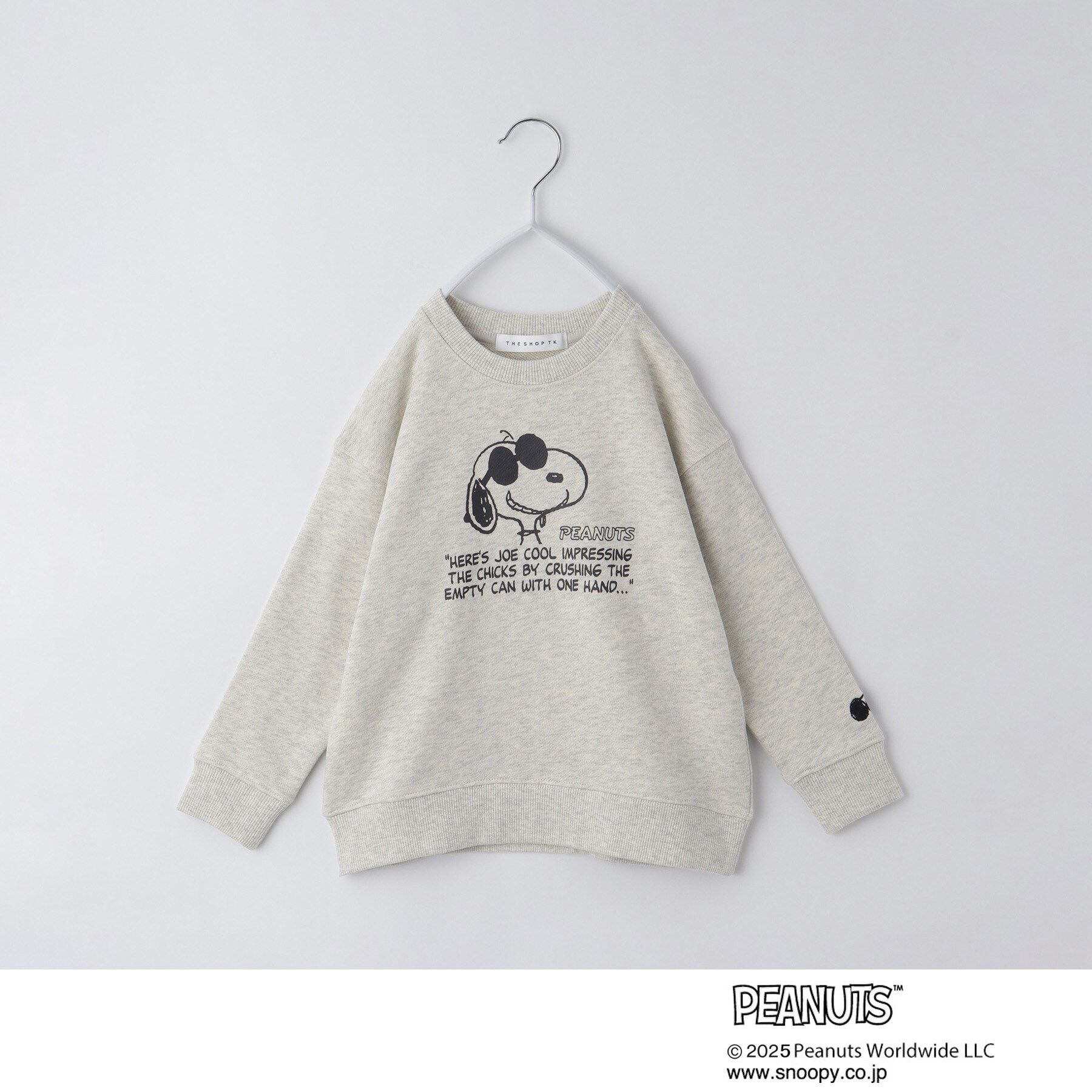 THE SHOP TK「【110-160】PEANUTS/ピーナッツ スヌーピープリントスウェット 親子リンク」|その他|アイボリー(004)