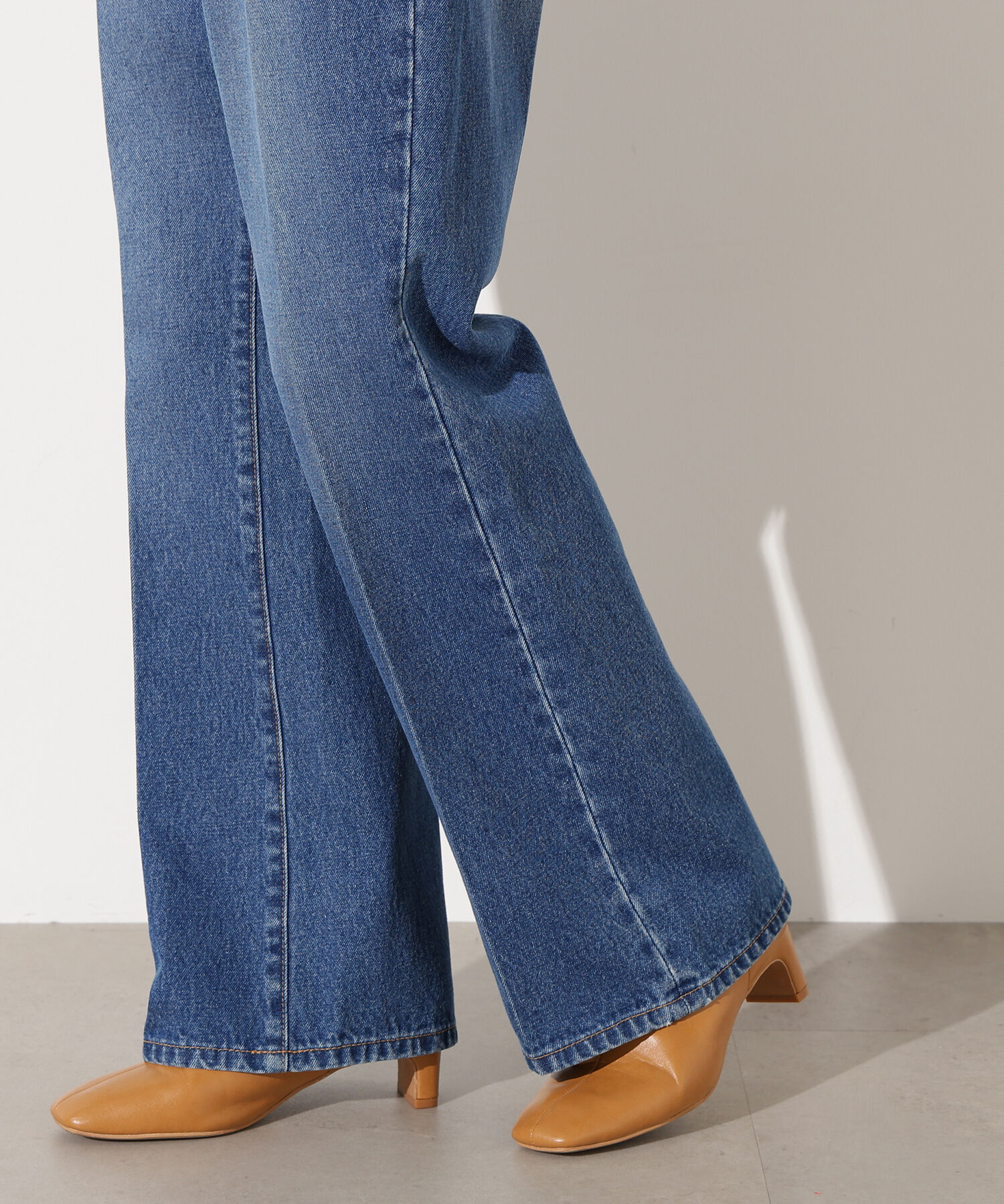  「センタープレスフレアデニムパンツ」|その他|