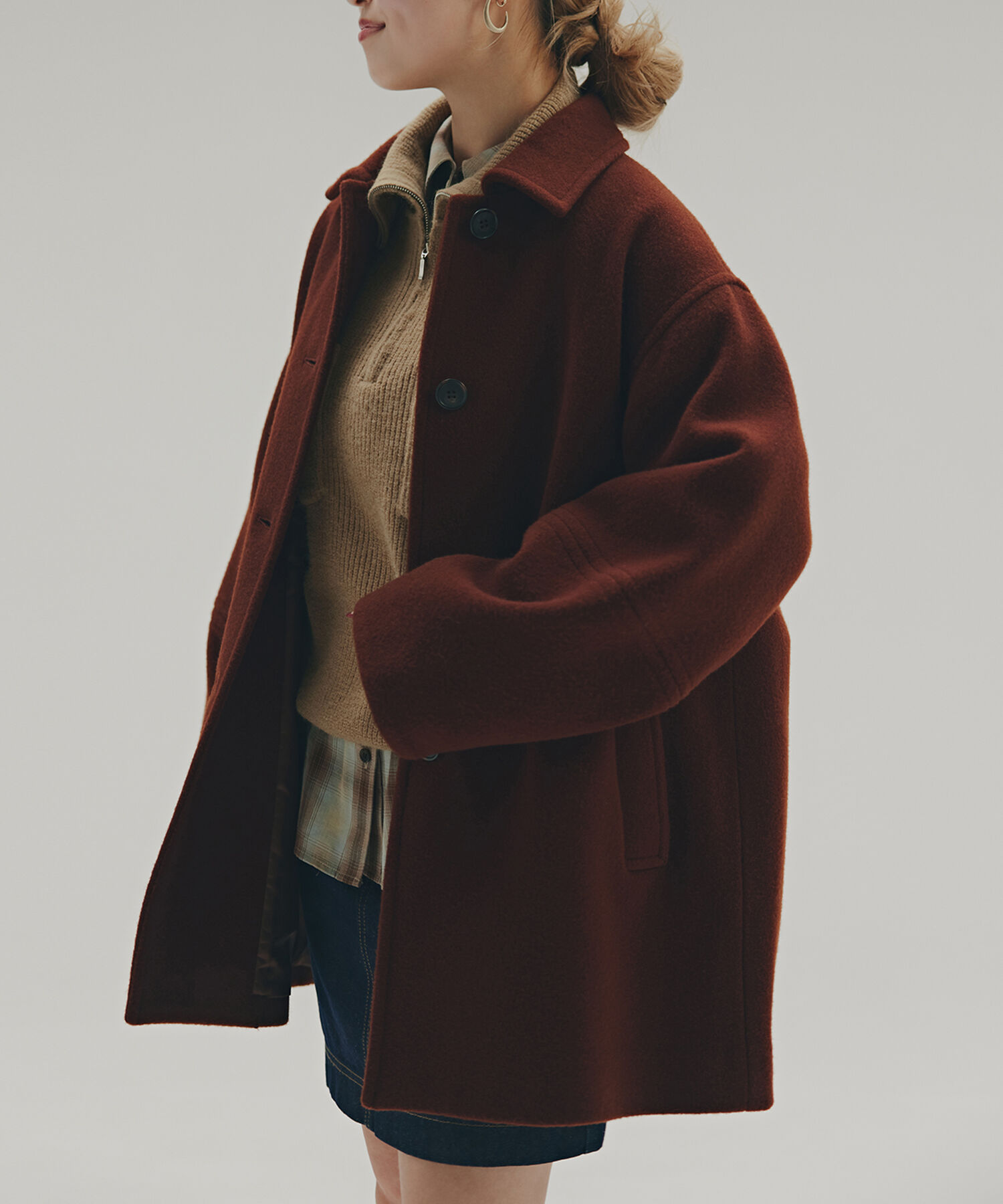  「チェックオーバーシャツ」|シャツ・ブラウス|