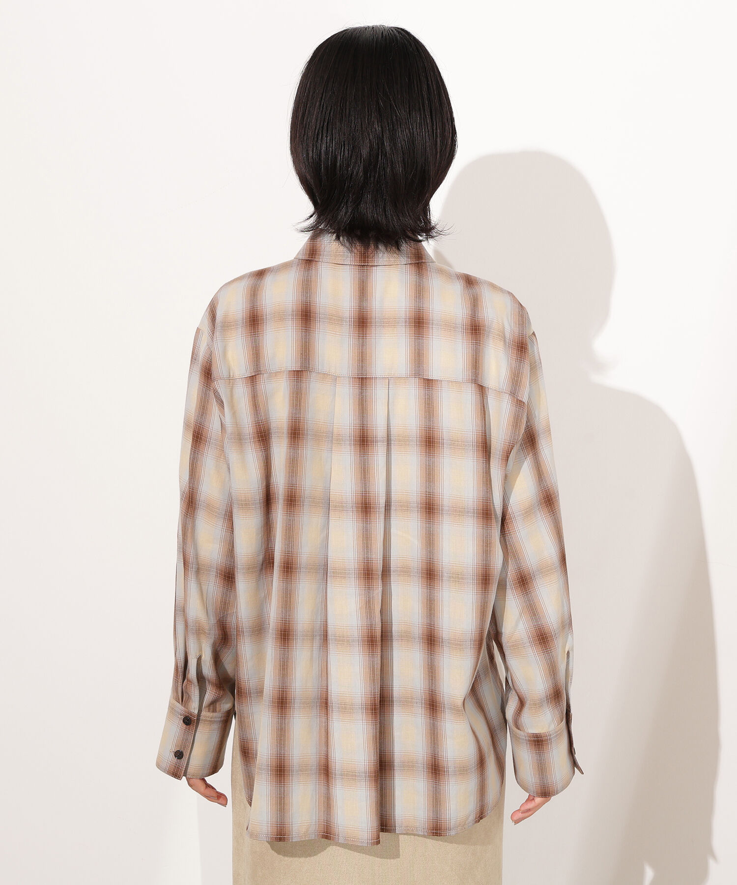  「チェックオーバーシャツ」|シャツ・ブラウス|