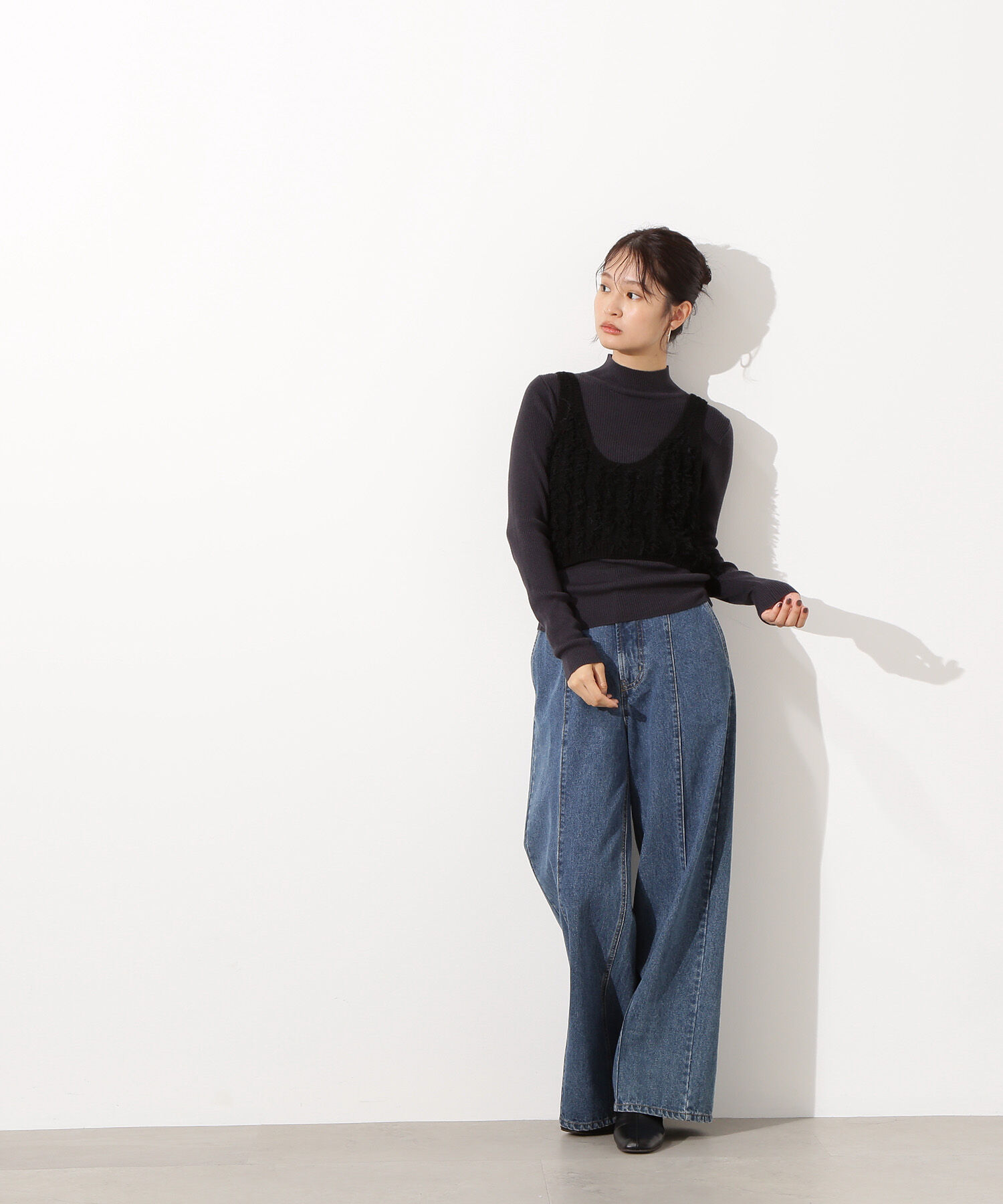  「フリンジニットベストセット」|ニット・セーター|