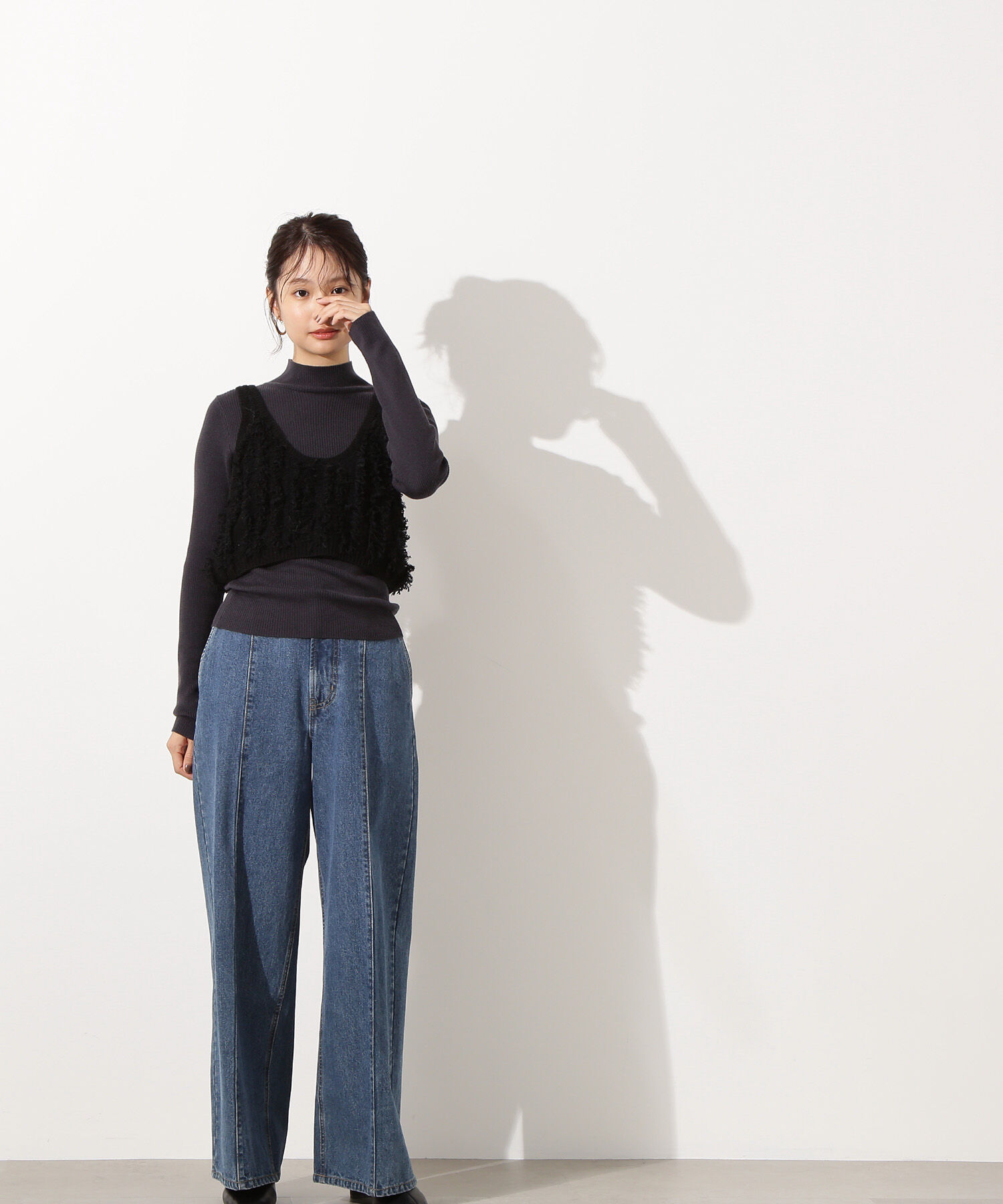  「フリンジニットベストセット」|ニット・セーター|