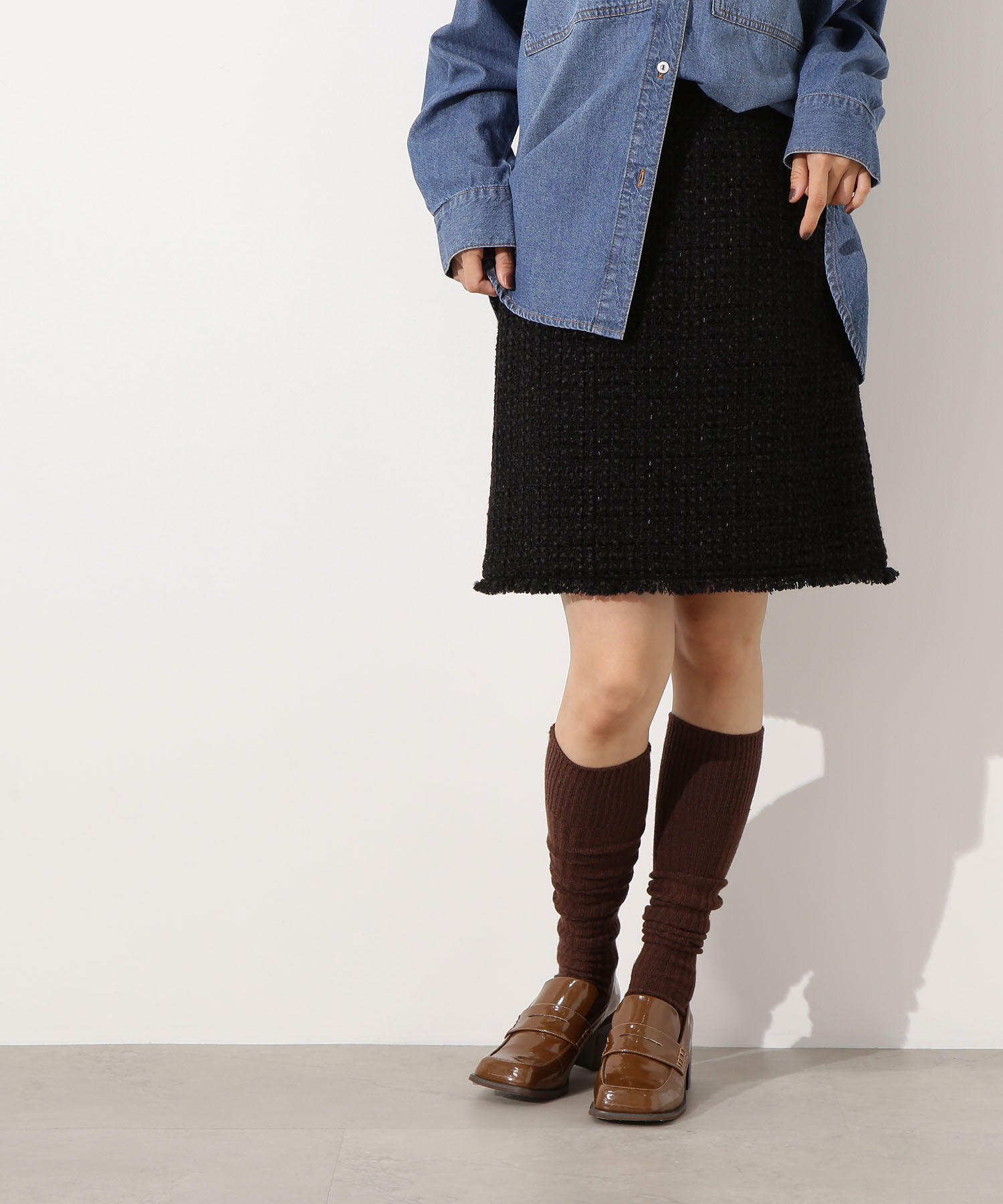  「ツイード SETUP スカート」|スカート|