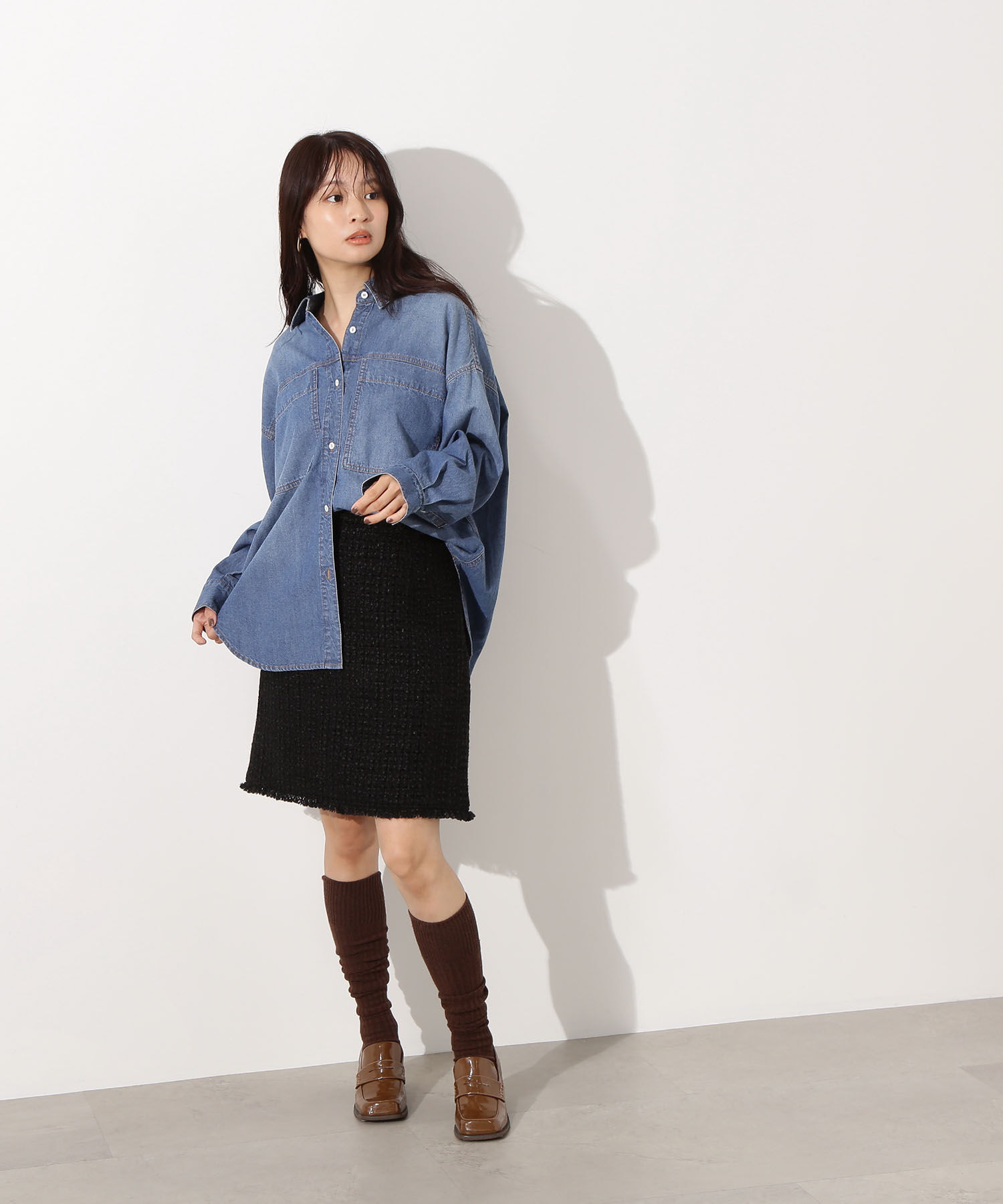  「ツイード SETUP スカート」|スカート|