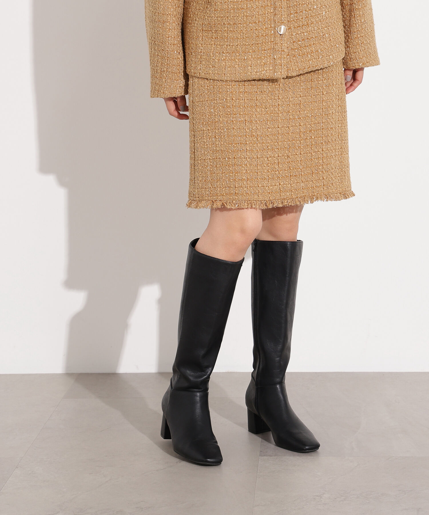  「ツイード SETUP スカート」|スカート|