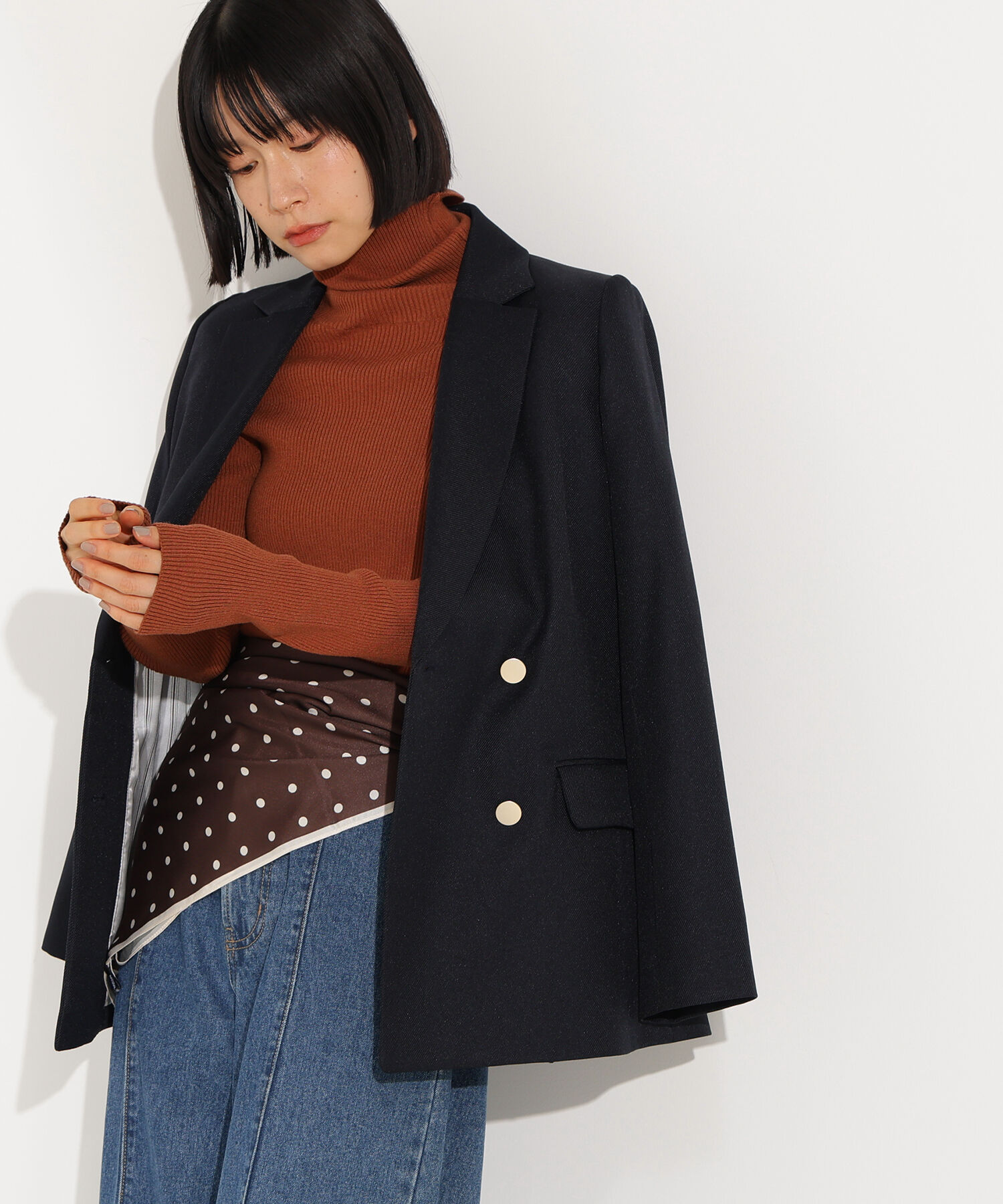  「ダブルブレストテーラードジャケット」|その他|