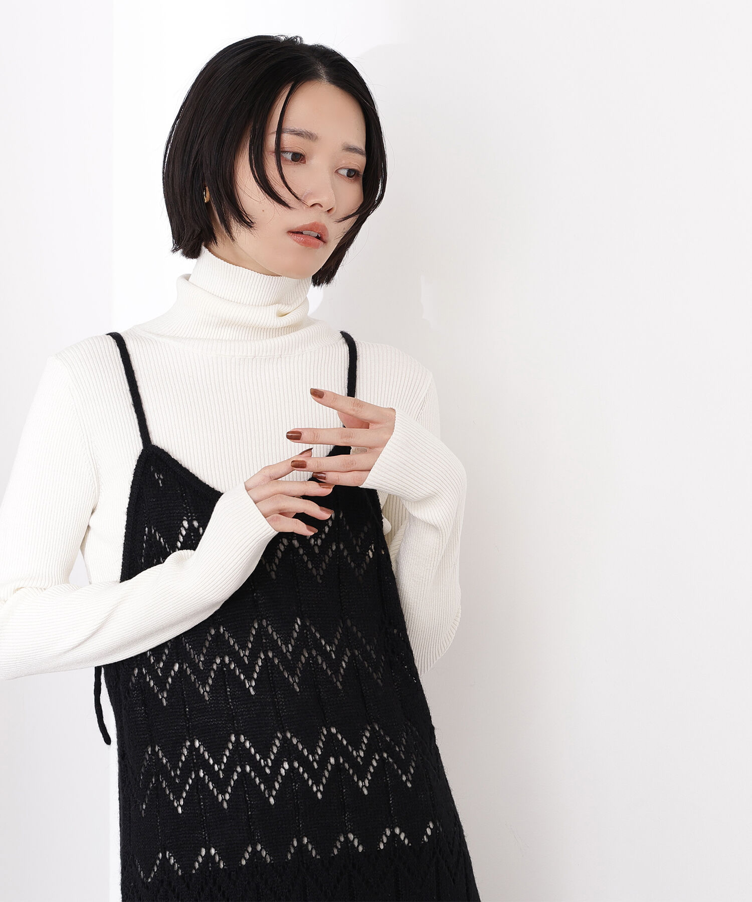  「ベーシックタートルネックニット」|ニット・セーター|