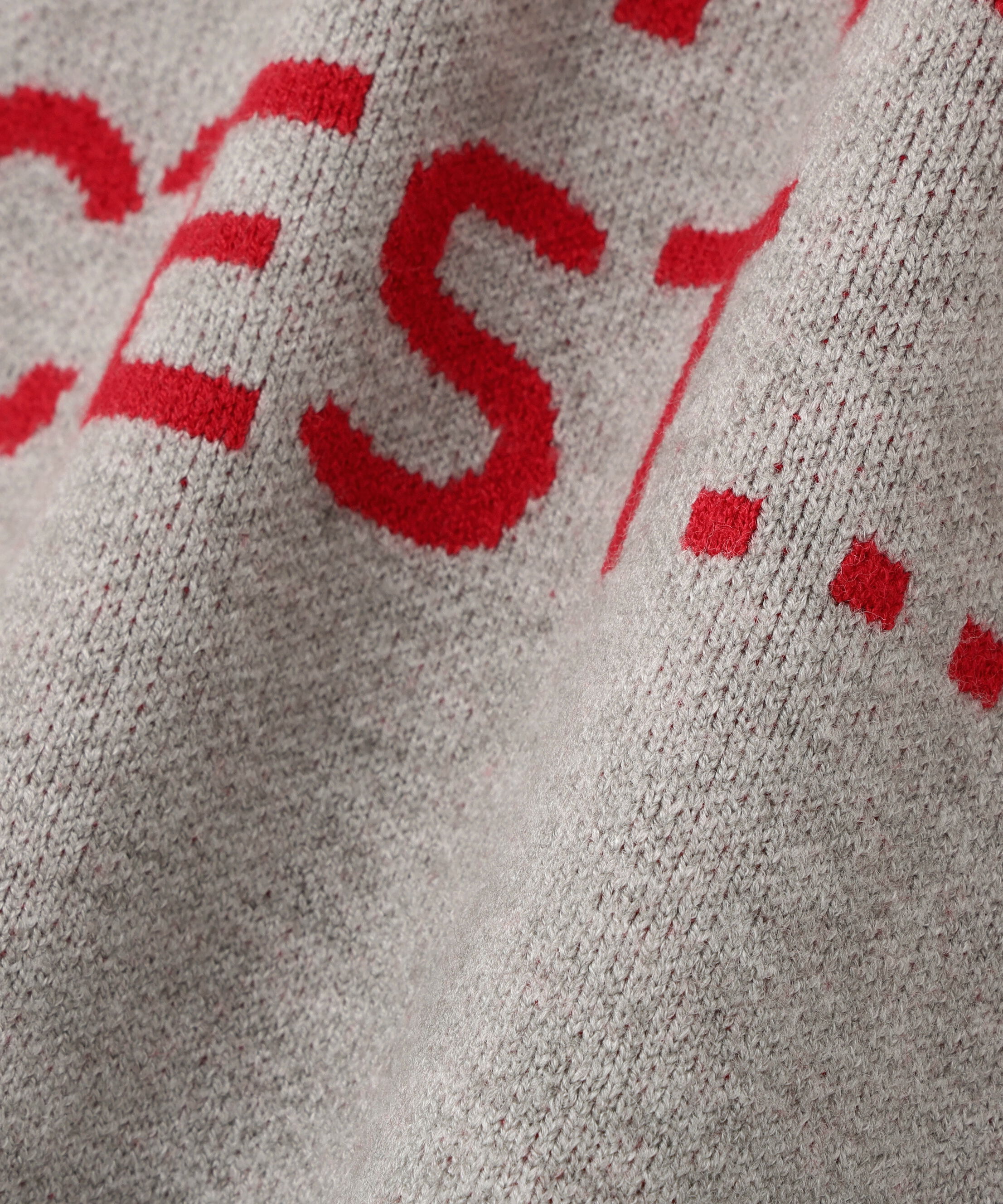  「フレンチロゴジャガードニット」|ニット・セーター|