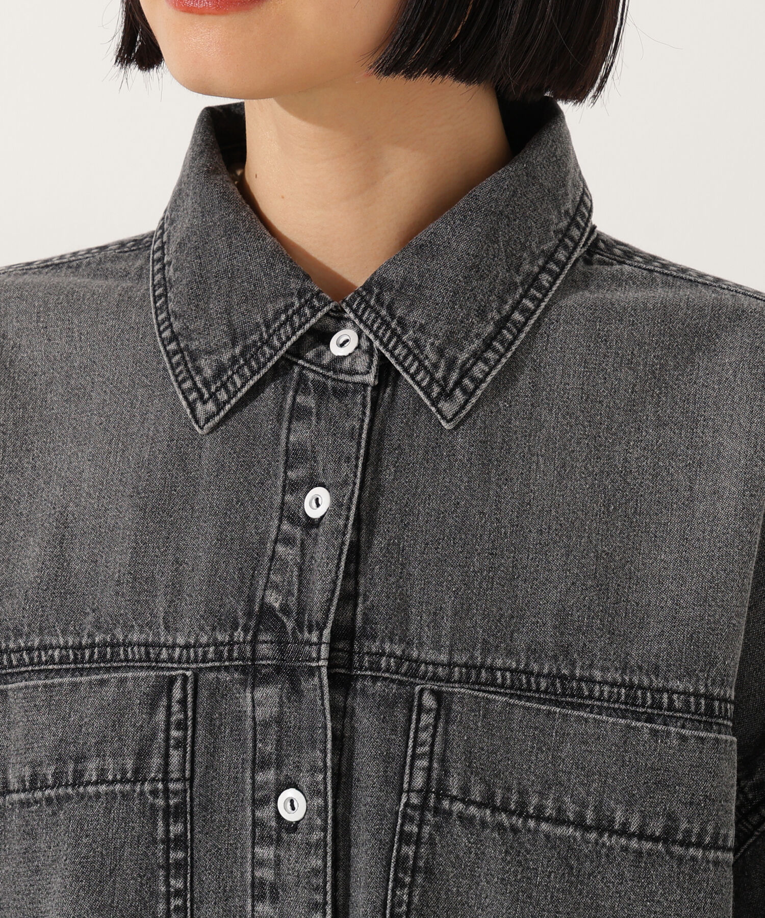  「デニムオーバーシャツ」|シャツ・ブラウス|